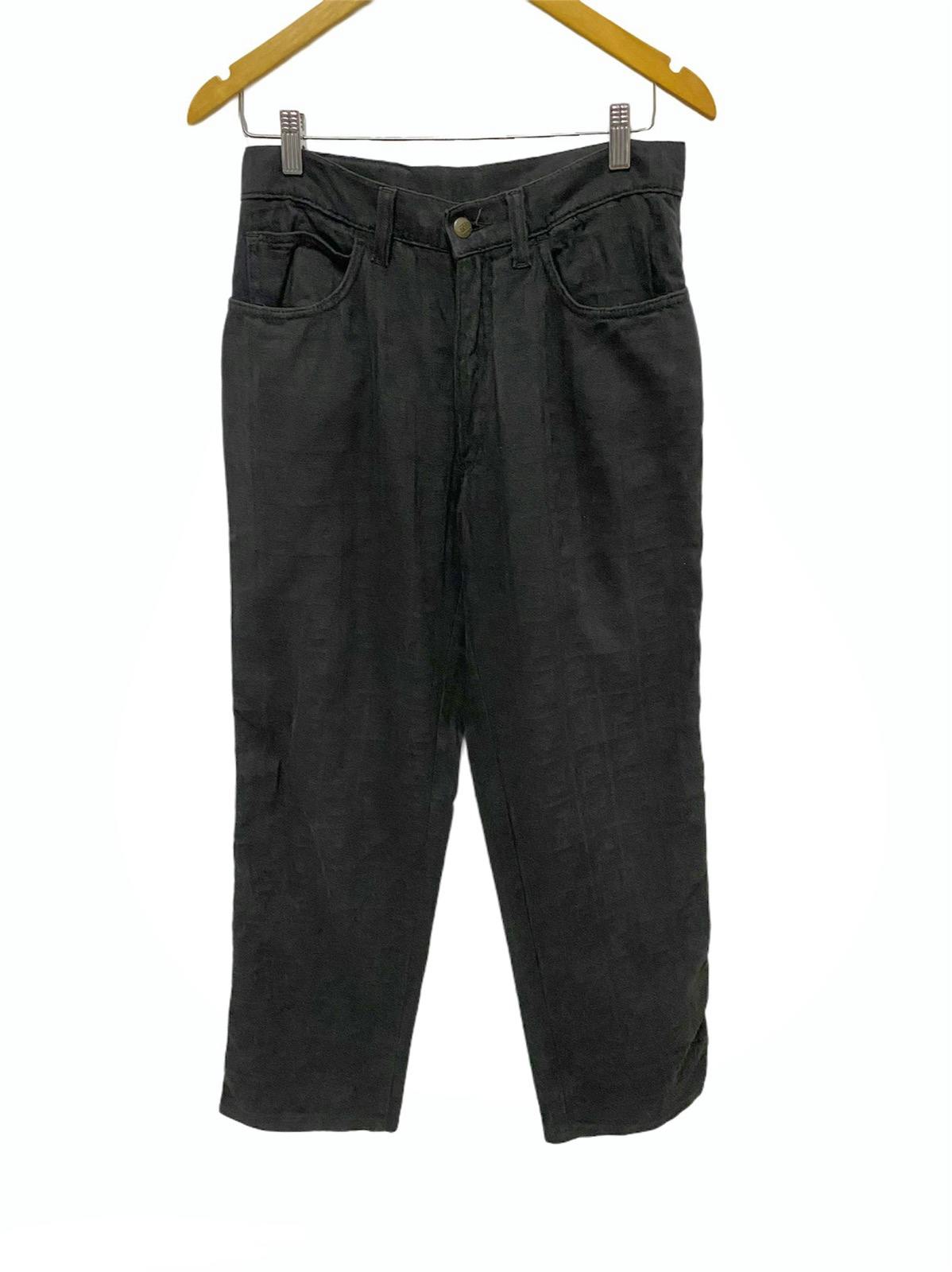 FENDI Zucca Monogram FF Logo Jeans Pants - 1