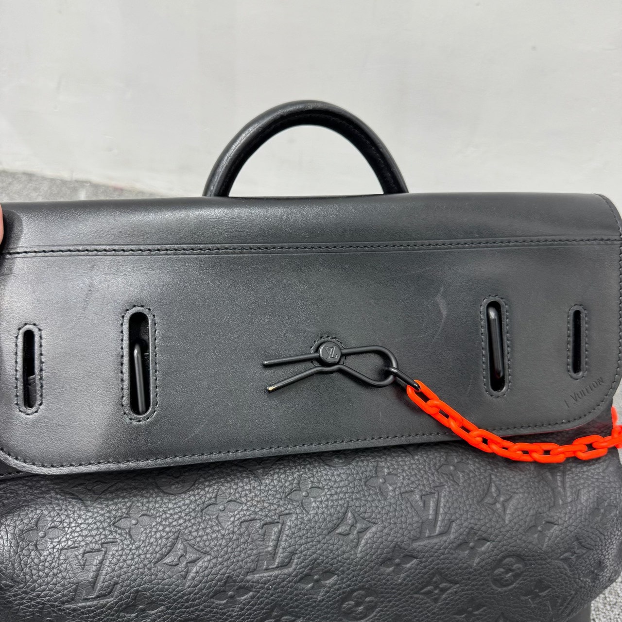 Louis vuitton lv embossed monogram briefcase - 4