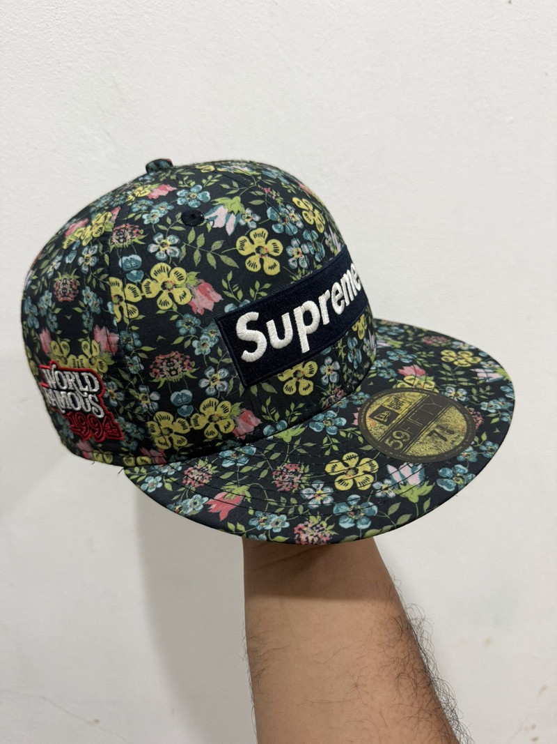 SS13 Supreme x Floral Liberty x New Era Size 7 3/8 - 1