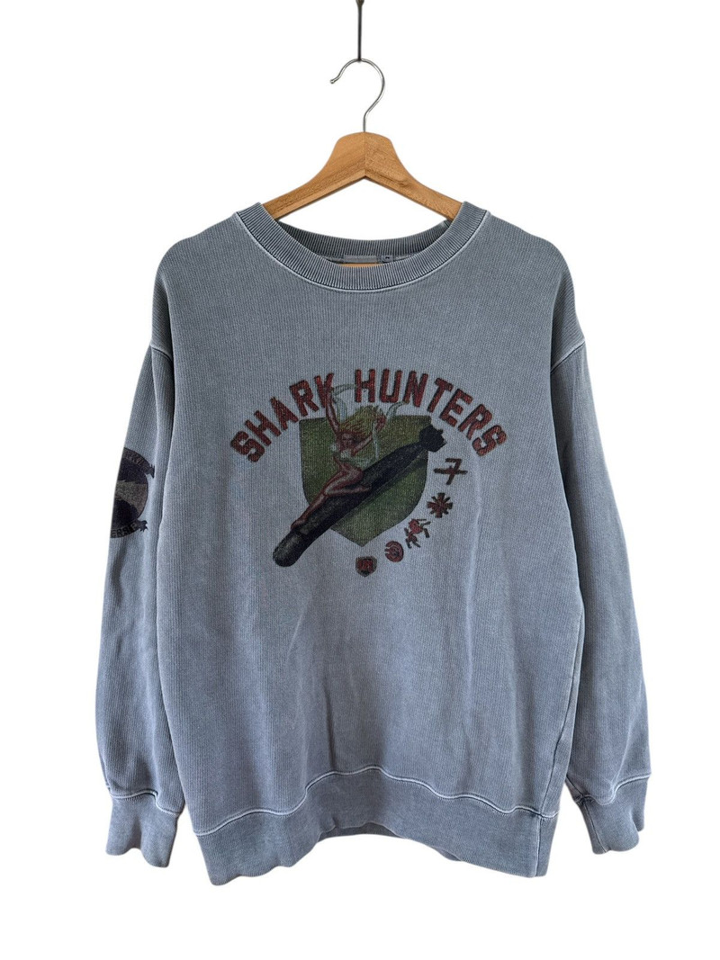 Vintage Avirex USA Shark Hunters Sweatshirt - 1