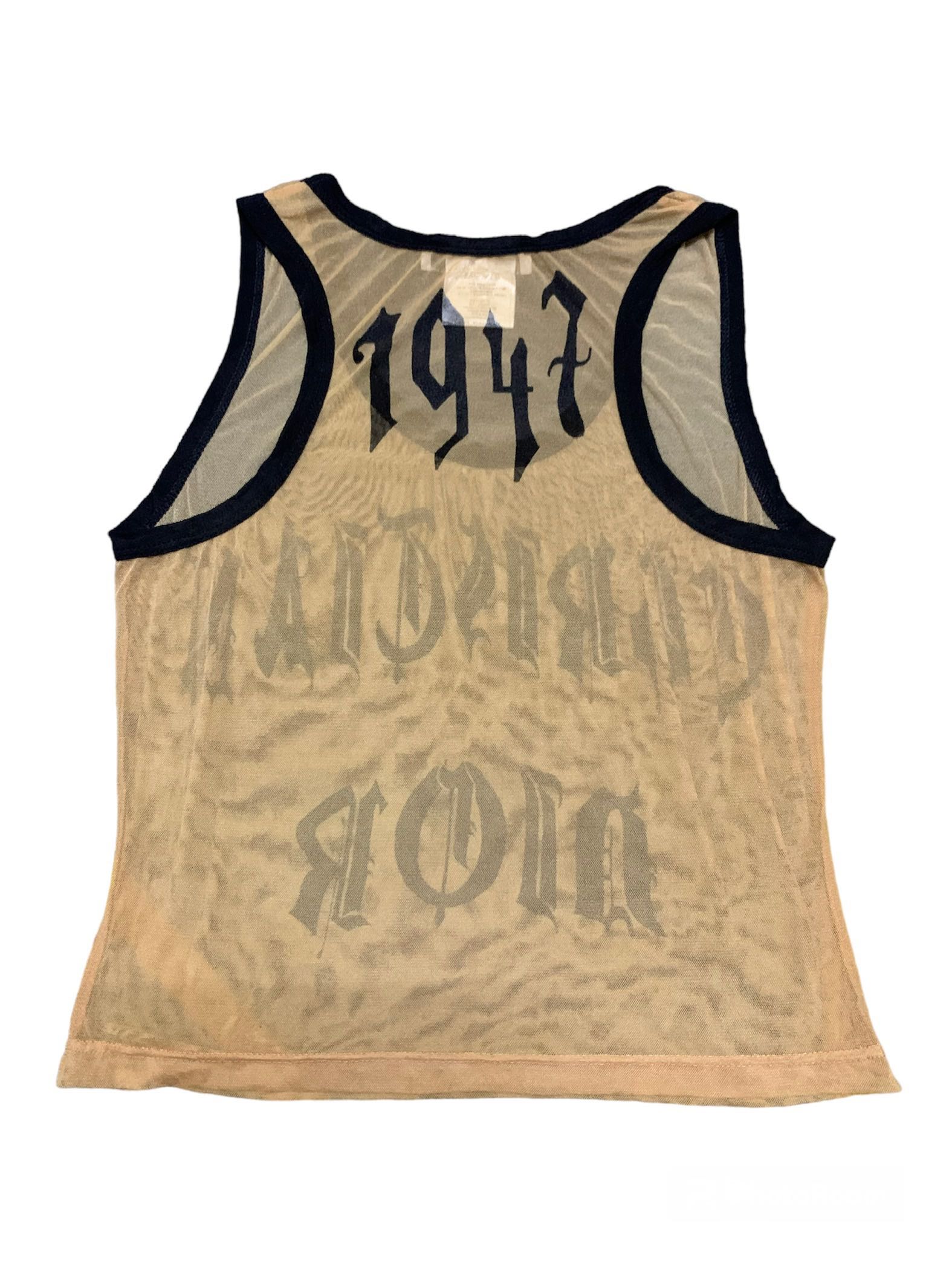 Christian Dior by John Galliano Logo Tank with Gothic Font