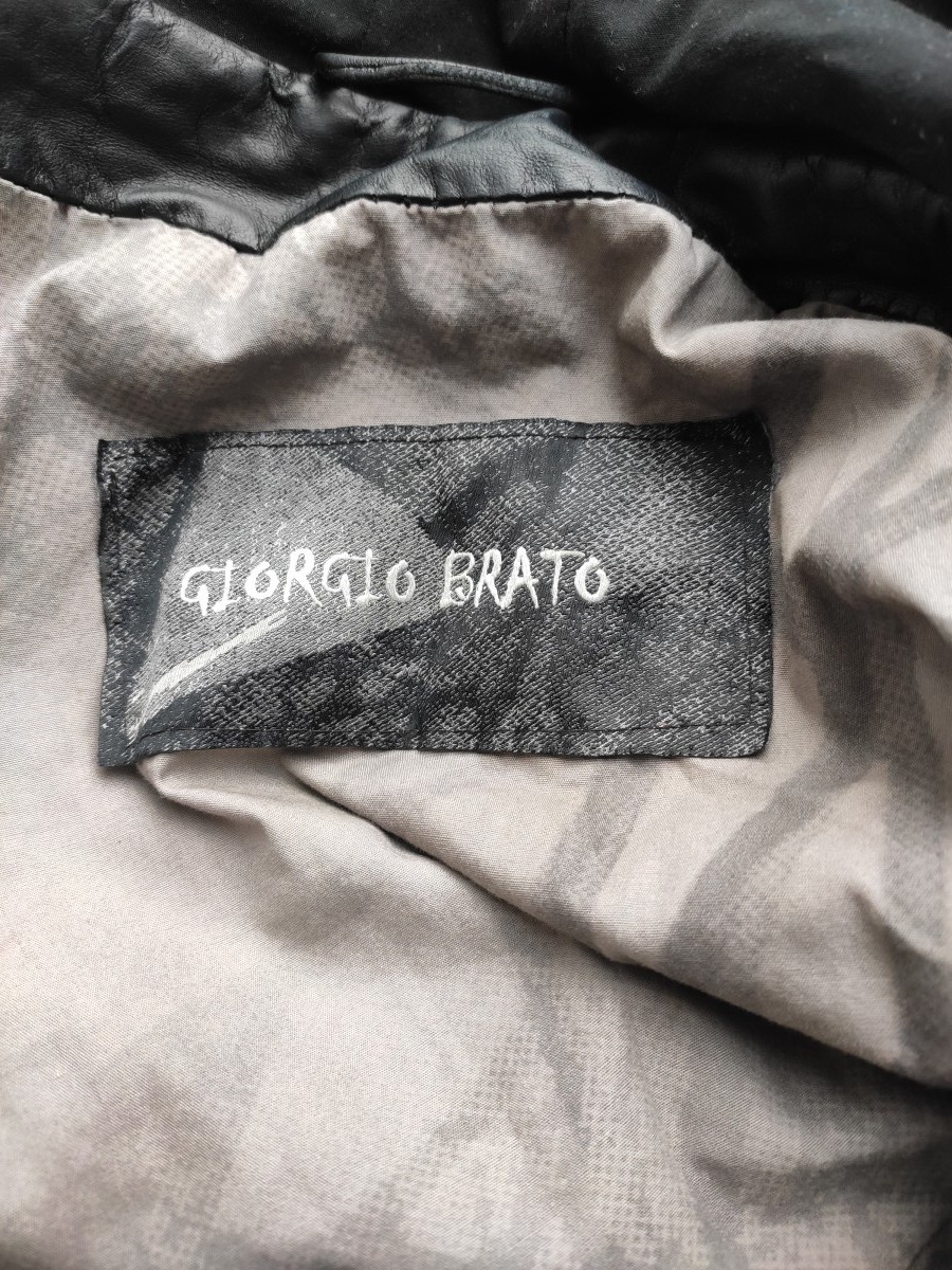 Giorgio Brato - Washed leather hooded jacket.Like Rick Owens or Julius - 7