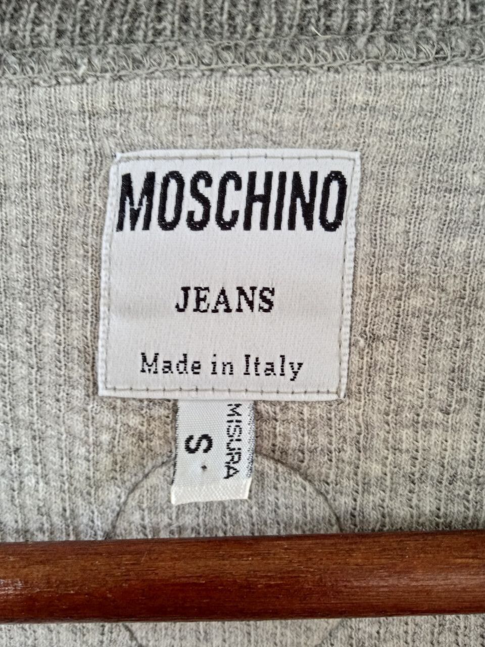 Authentic Moschino Made in Italy Single Pocket Crewneck - 4