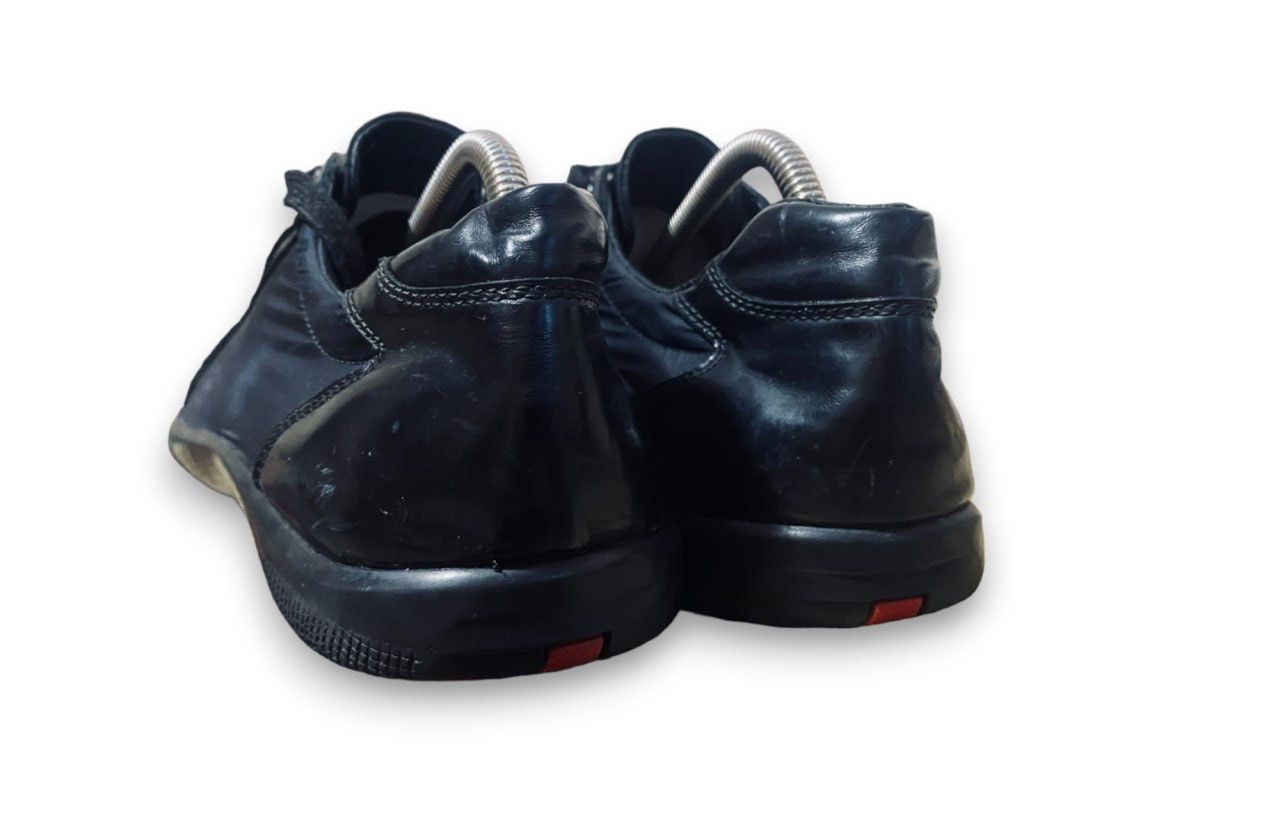 Sneakers Black PRADA Plume Black Spazzolato 4E2439 US 11 - 7