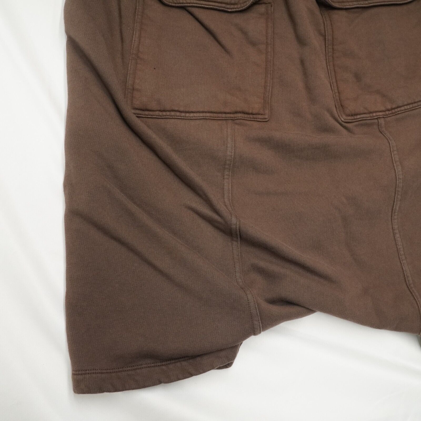 Rick Shorts Drop Crotch Cotton Macassar Brown Large - 18