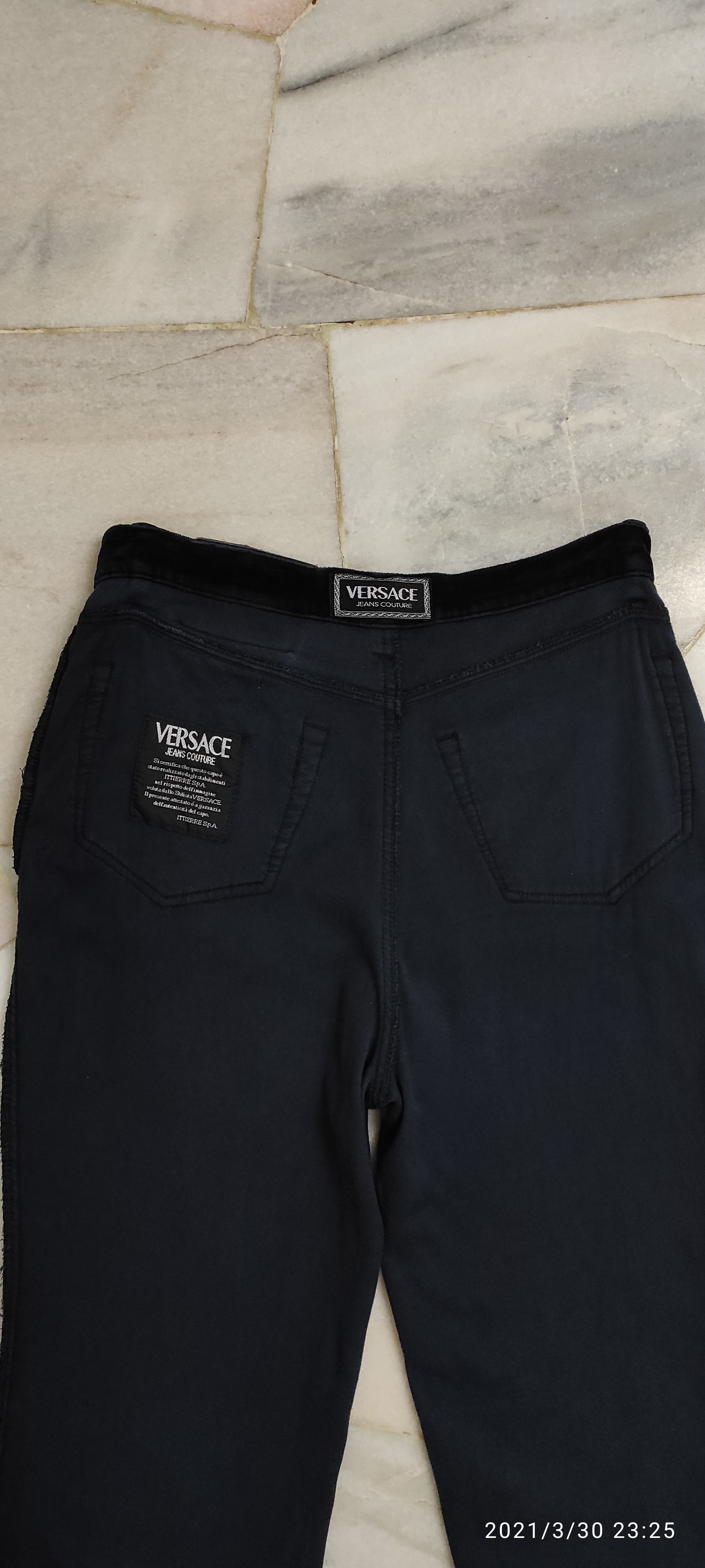 Archive VERSACE JEANS COUTURE Velvet Jeans - 12