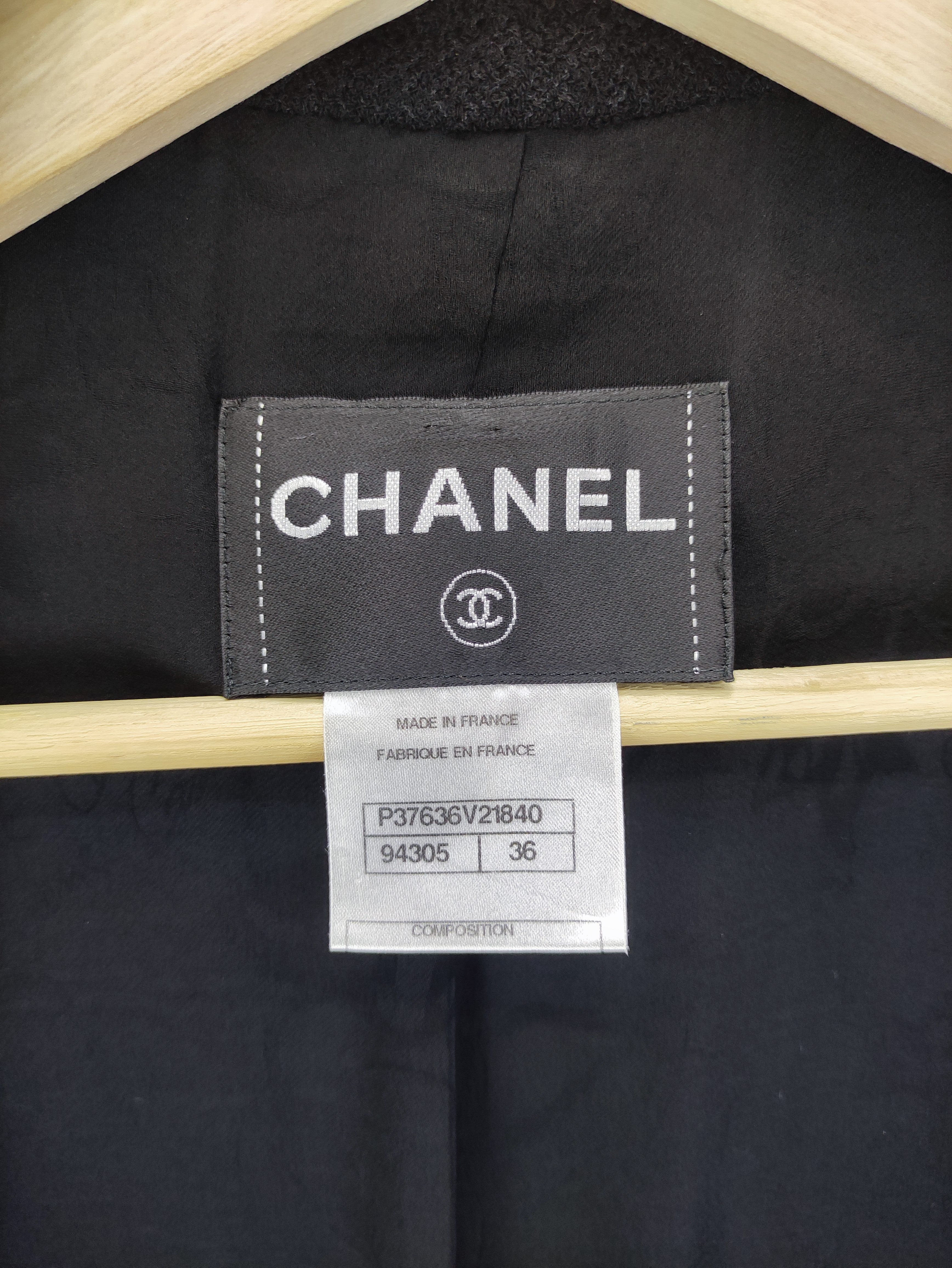 Chanel Cardigan Wool Tweed Jacket - 3