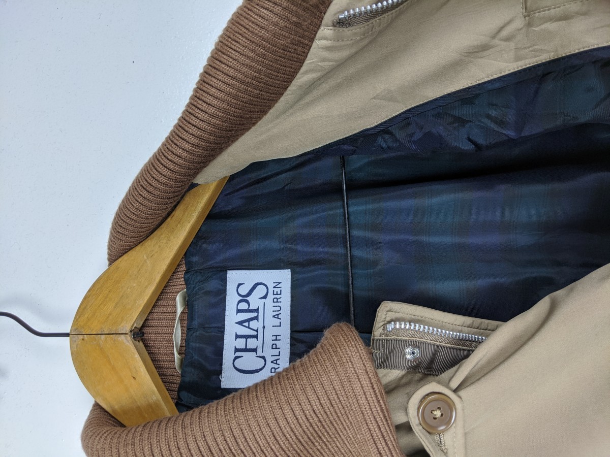 Chaps - Ralph Lauren Trench Coat Long Jacket - 6