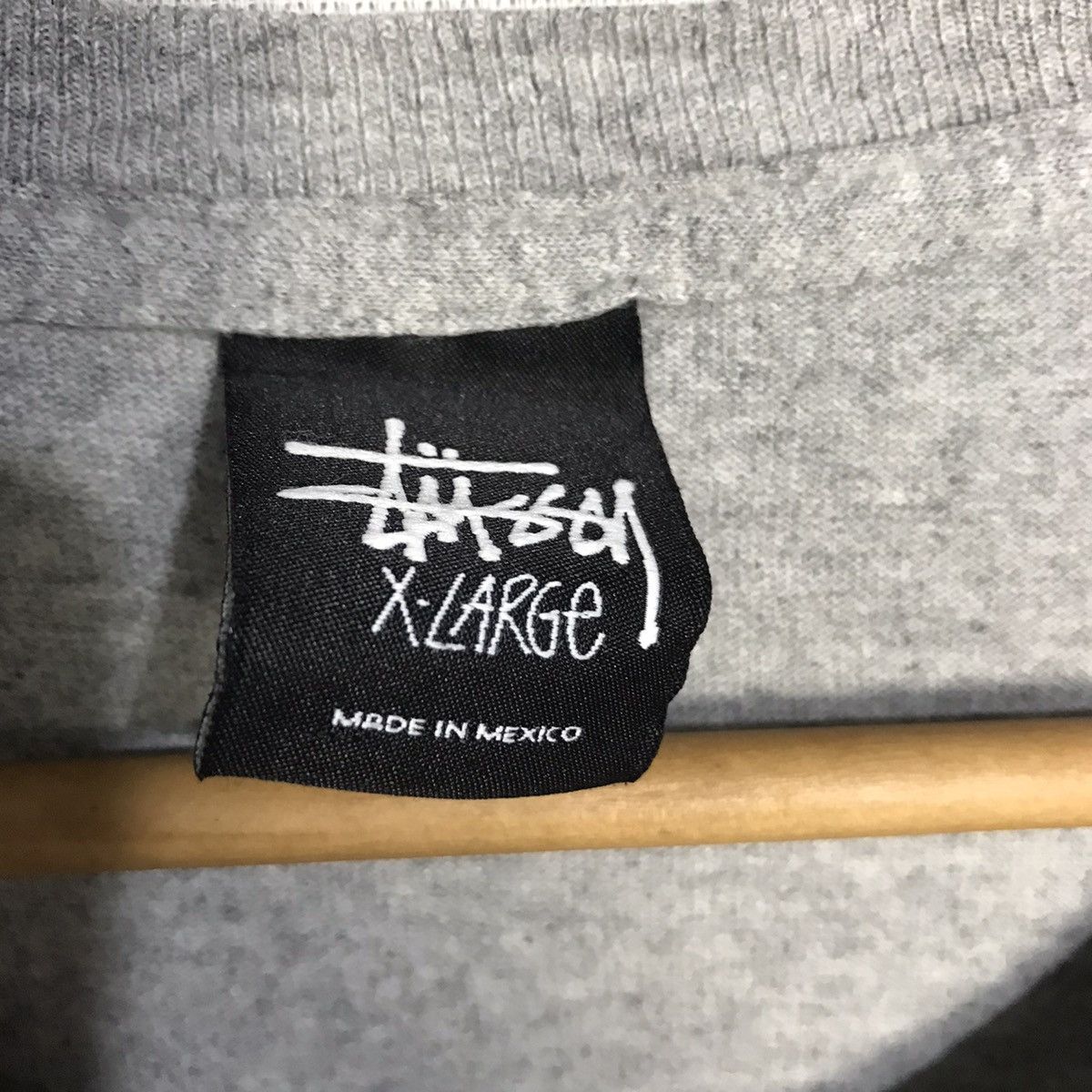 Vintage Stussy big spell tshirt made in mexico x large size - 3