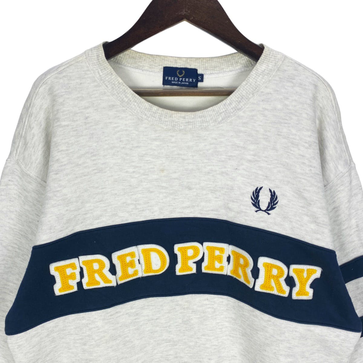 Vintage Freed Perry Big Logo Made In Japan - 5