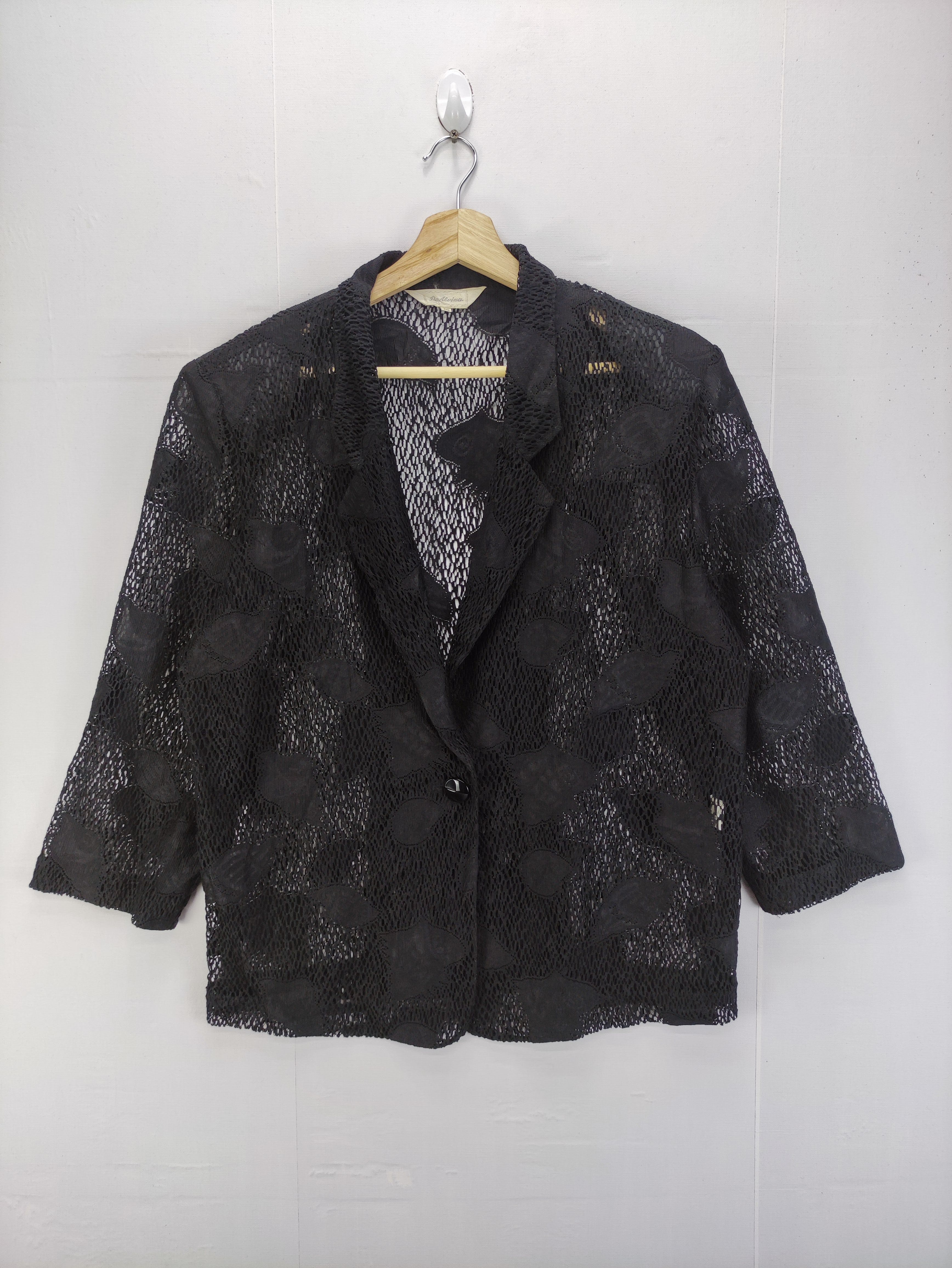 Vintage Coat Blazer Transparent By Do Alvina - 1