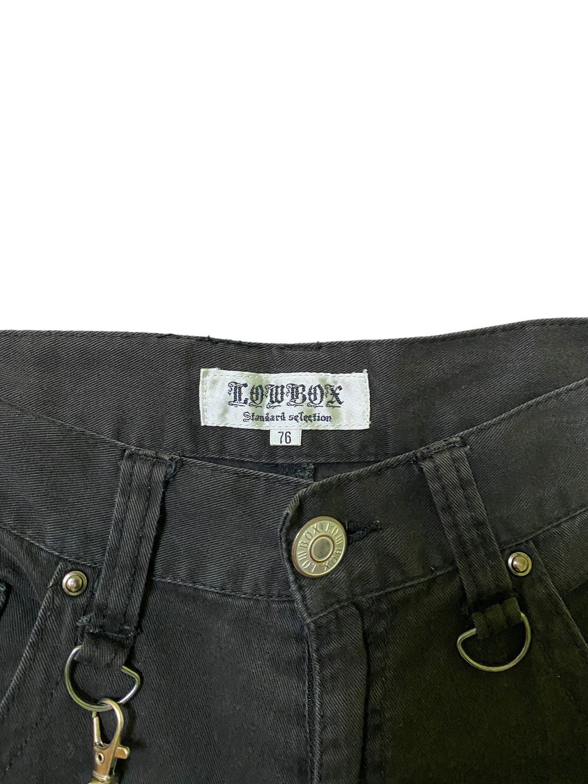 Japanese Brand LowBox Bondage Multipocket Punk Cargo Pants - 10