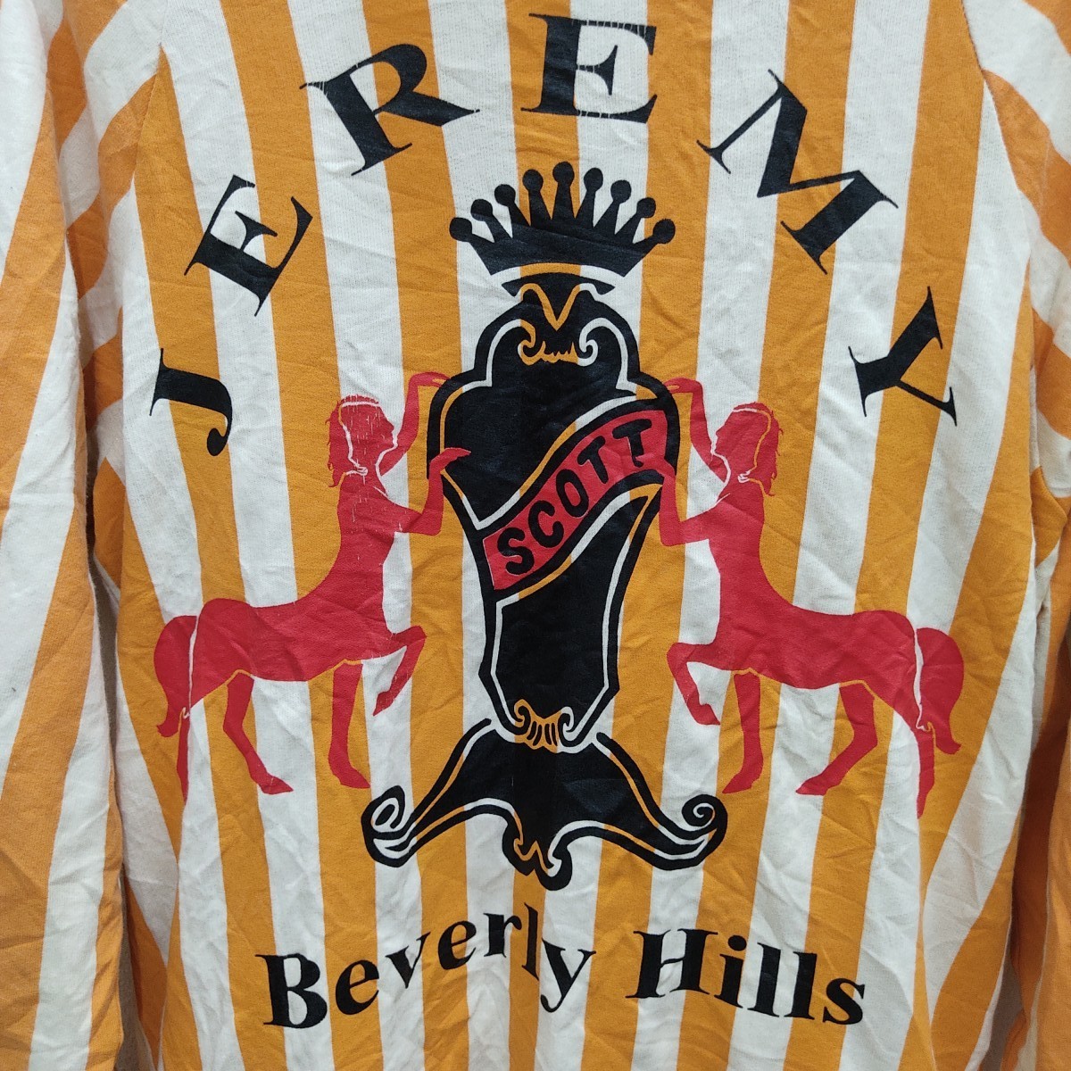 Beverly Hills - Jeremy Scott Beverly Hills Big Logo Stripes Training Jacket - 5