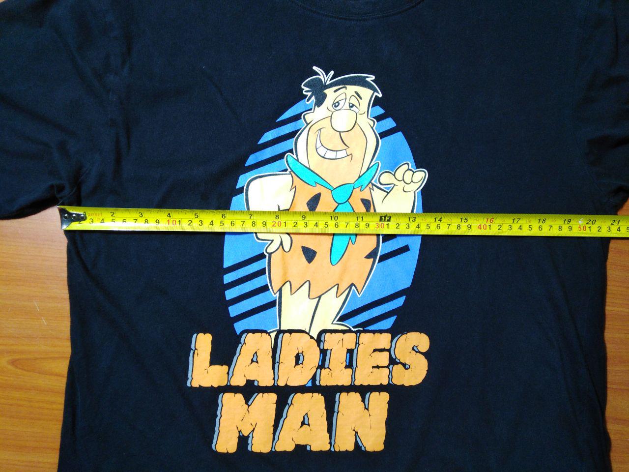 Vintage - Flinstones Black Tee Ladies Man - 4