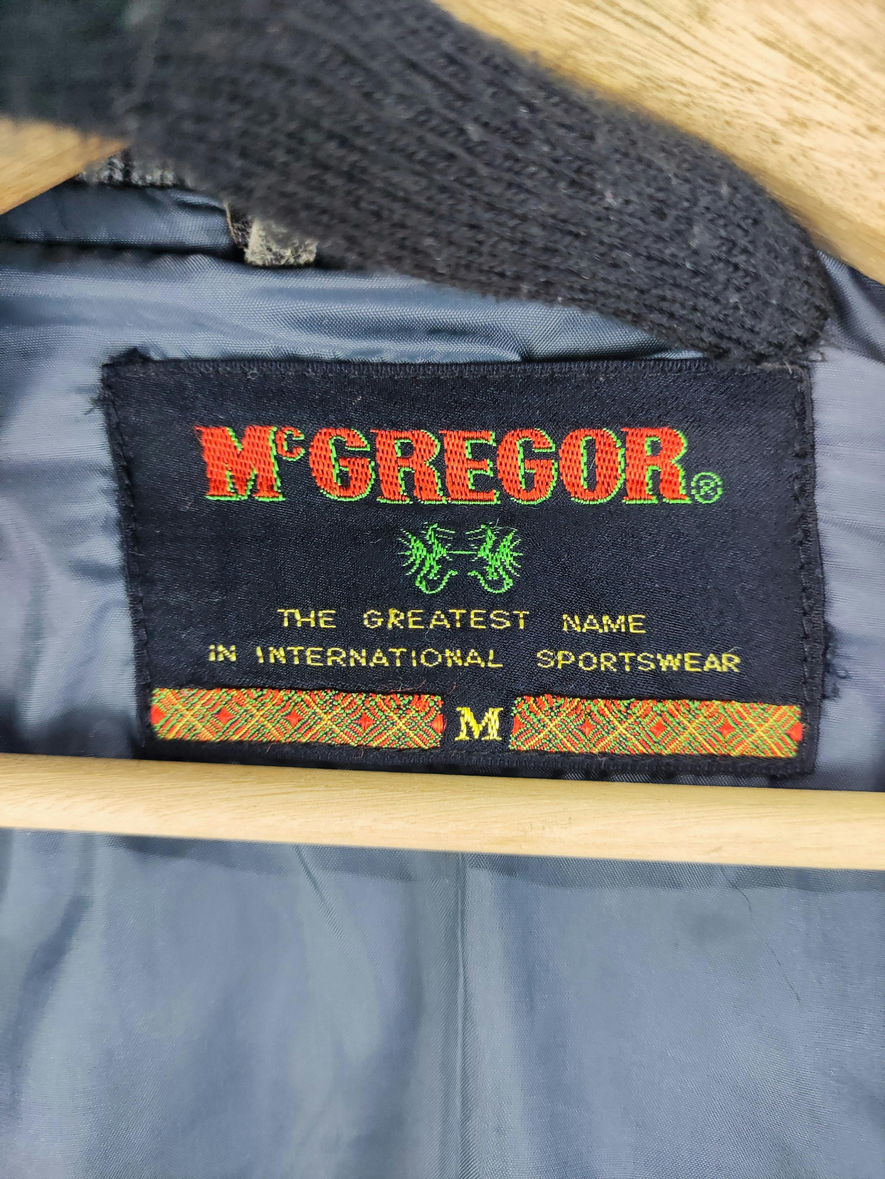 Vintage McGregor Wool Varsity Jacket Snap Button - 3