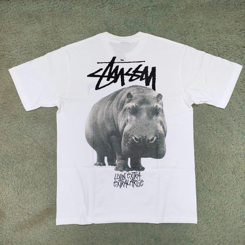Vintage - Stussy RARE BIG HIPPO TEE - 1