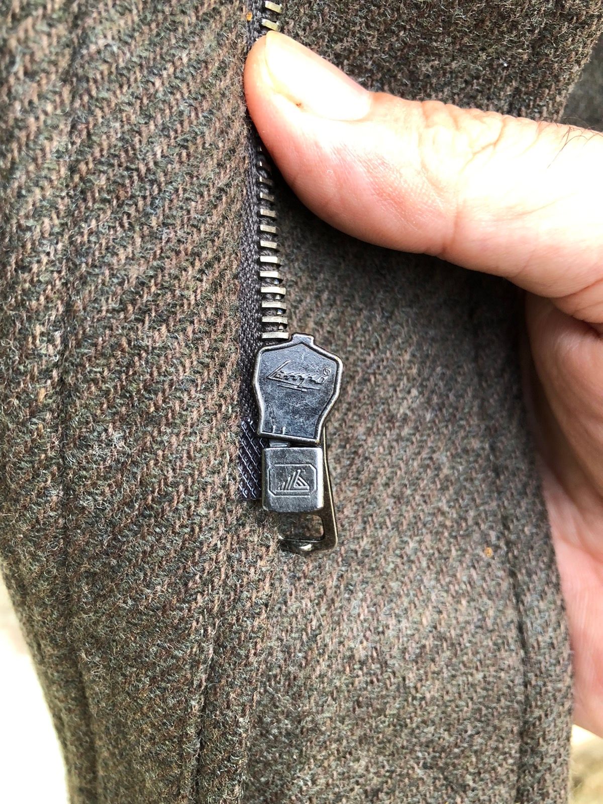 Vintage Polo Ralph Lauren Wool Cruiser Jacket Lampo Zipper - 7
