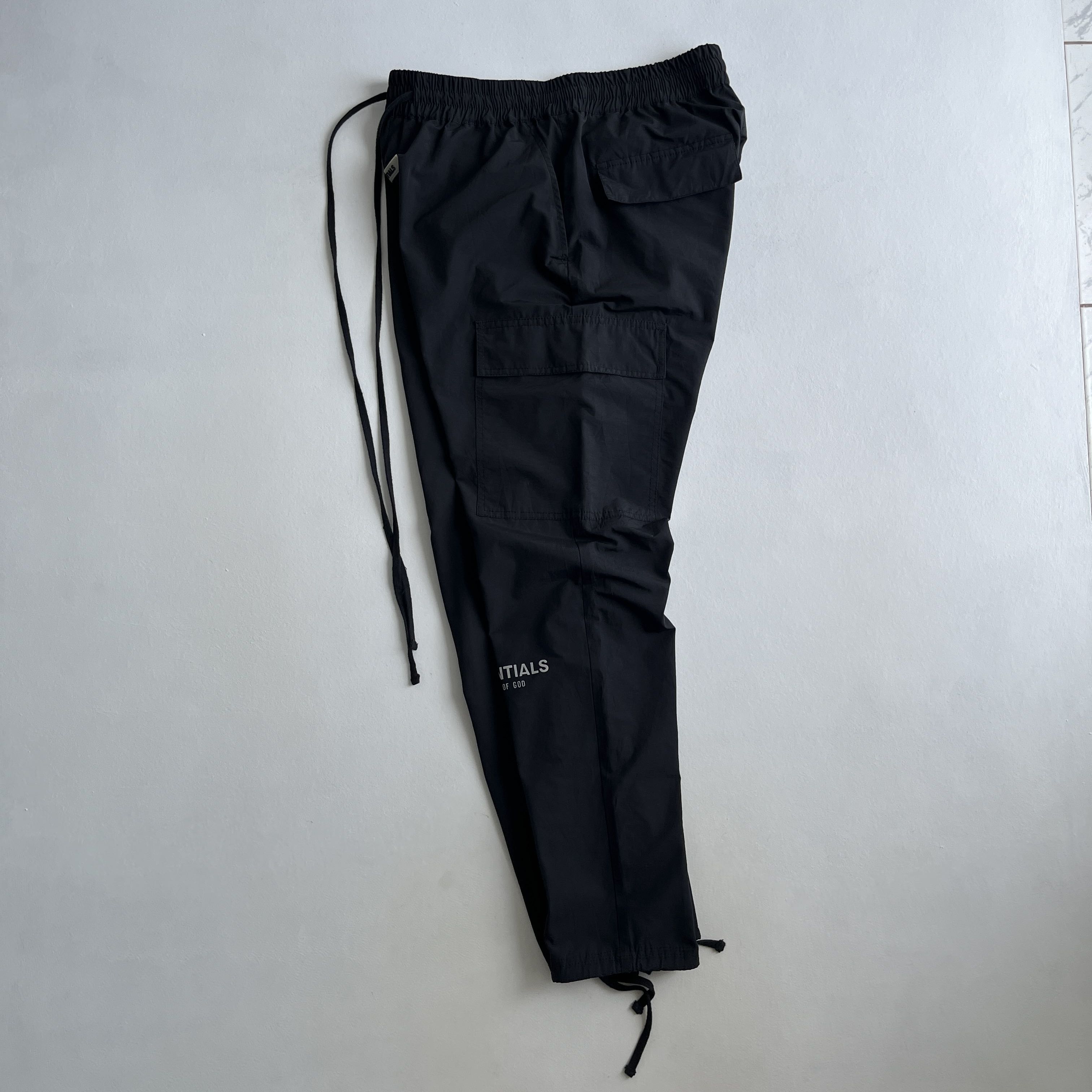 Fear of God Essentials Nylon Track Pants Black - 5