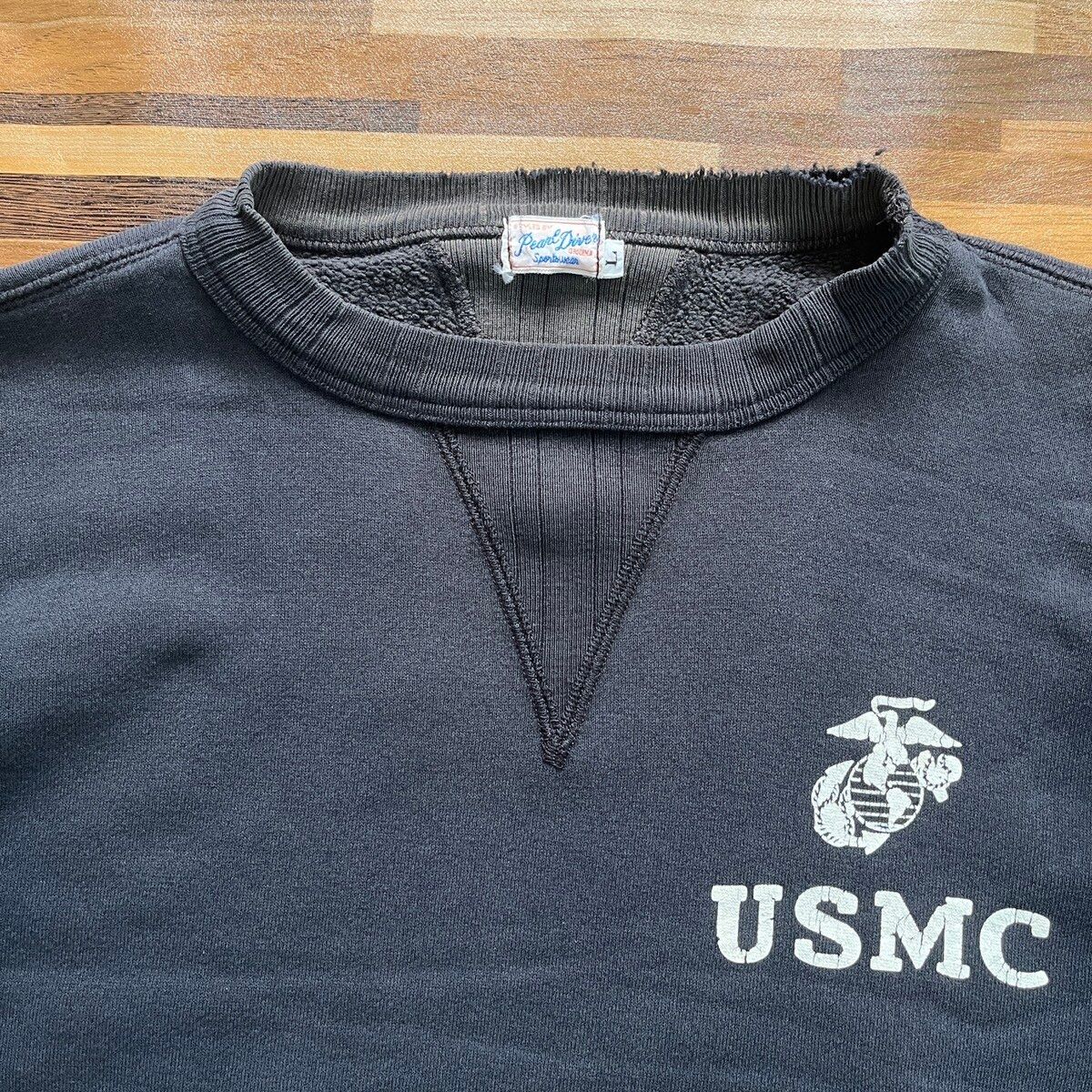 Vintage 1970s USMC Sweater US Marines Sportswear - 7