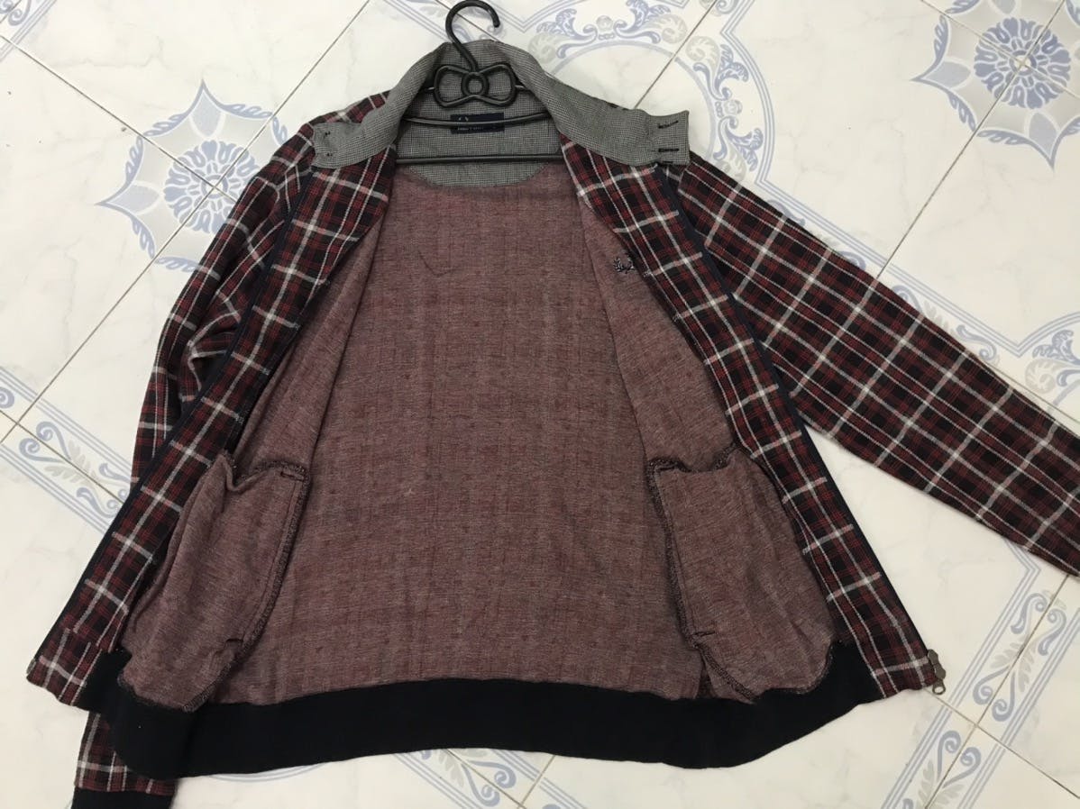 Fred Perry Checkered Thin Jacket Made in Japan - 14