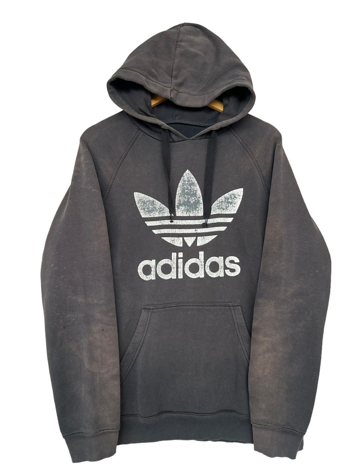 Adidas Distressed Ripped Sunfaded Hoodie - 1