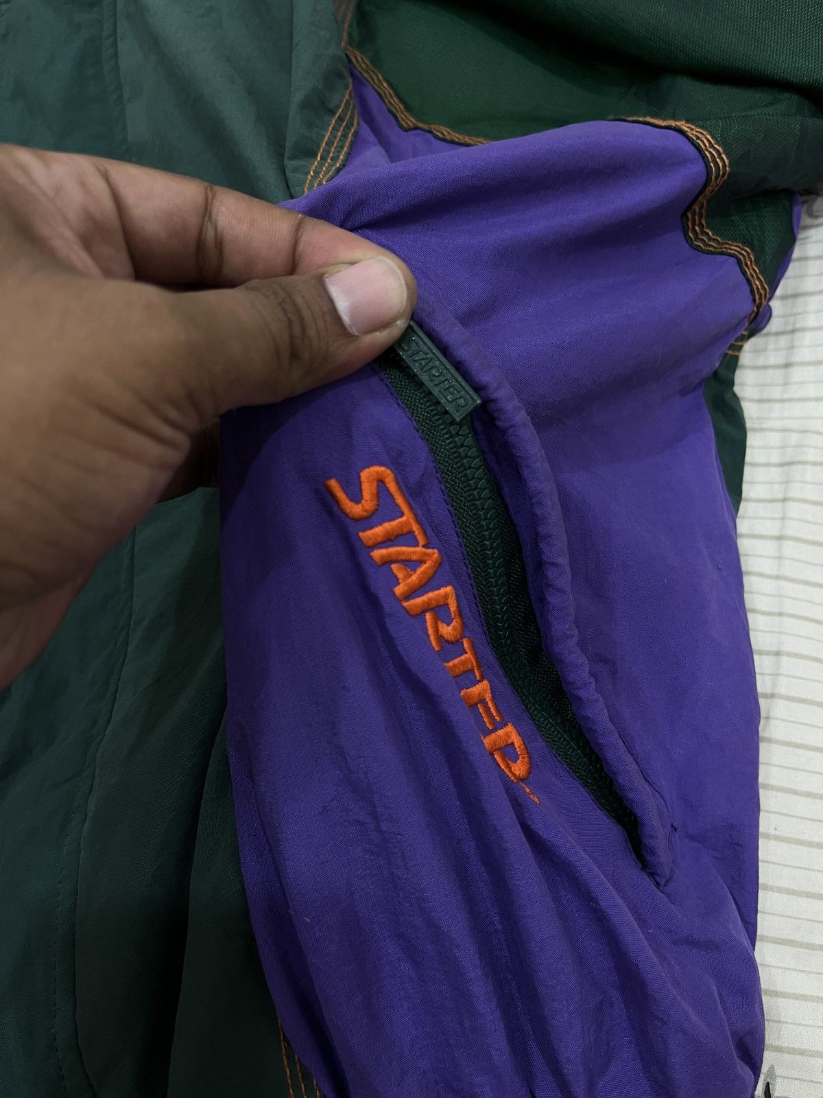 Vintage - (Uu). STARTER MULTICOLOUR HYPE JACKET - 16