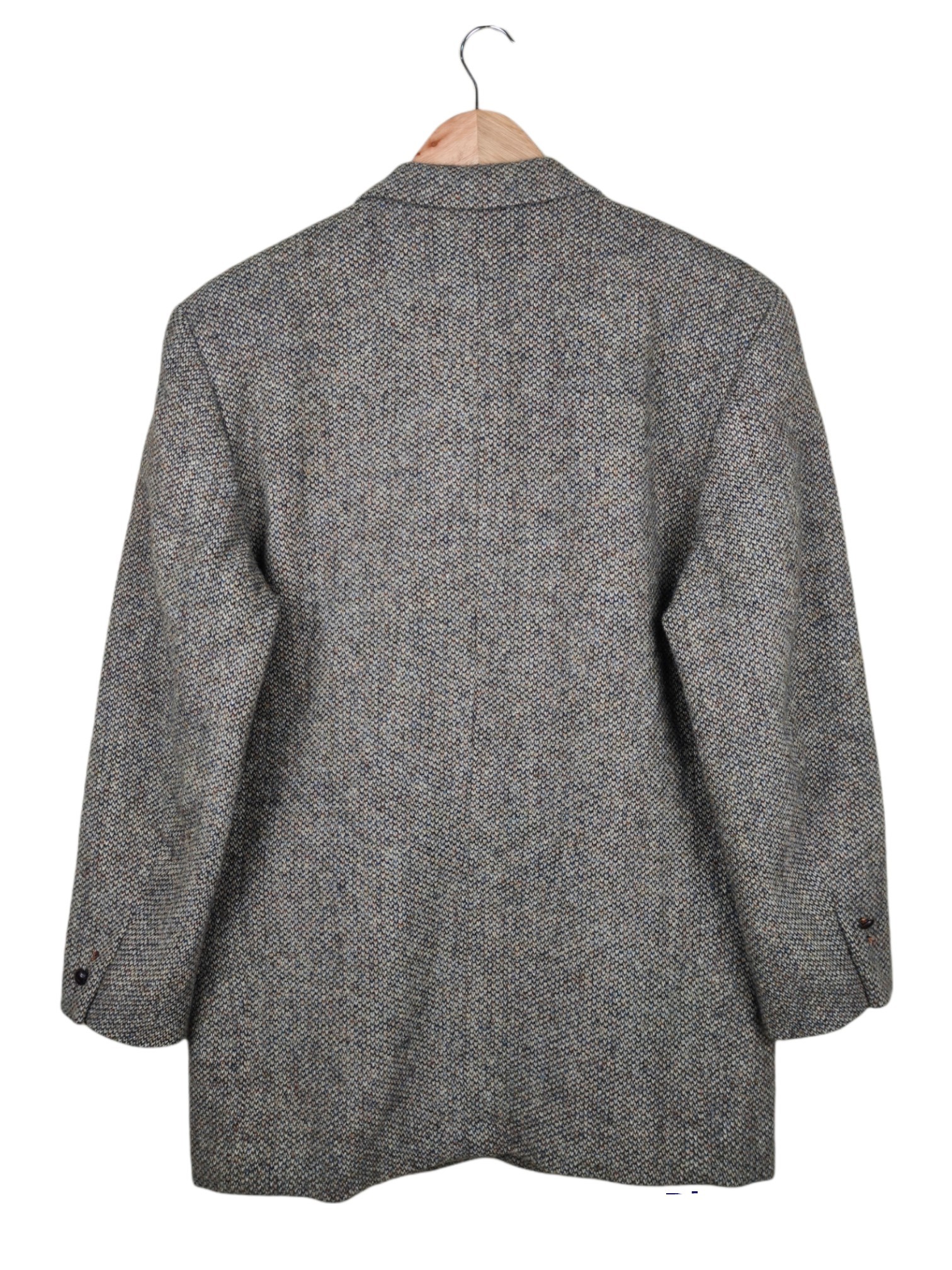 Japanese Brand - Papas x Harris Tweed Wool Blazer Coat - 3