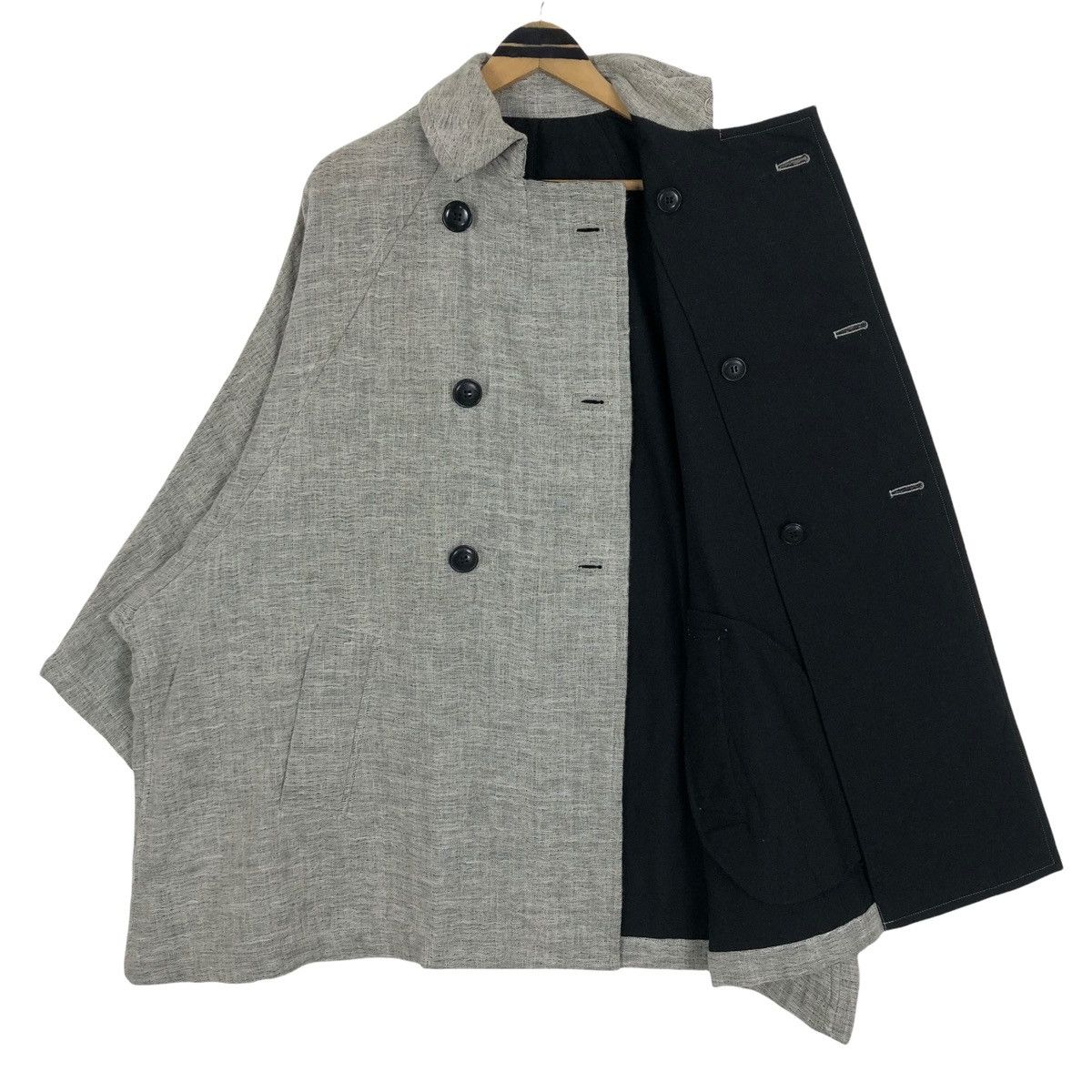 Vintage Y’s Yohji Yamamoto 2010 AW Wool Double Breasted Coat - 13