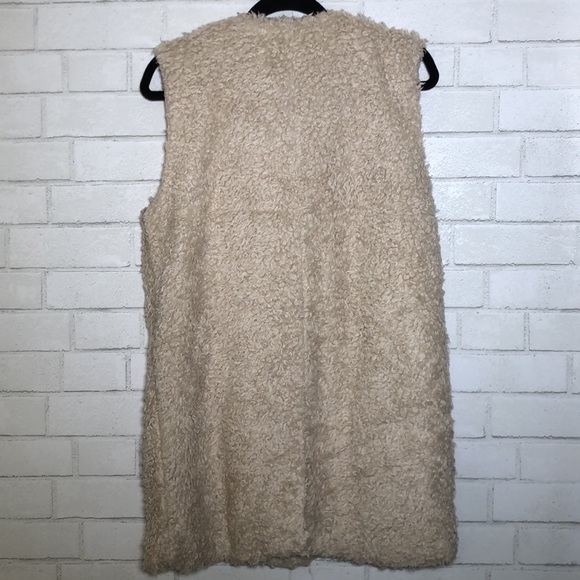 Forever 21 Shaggy Faux Fur Moto Vest - 3