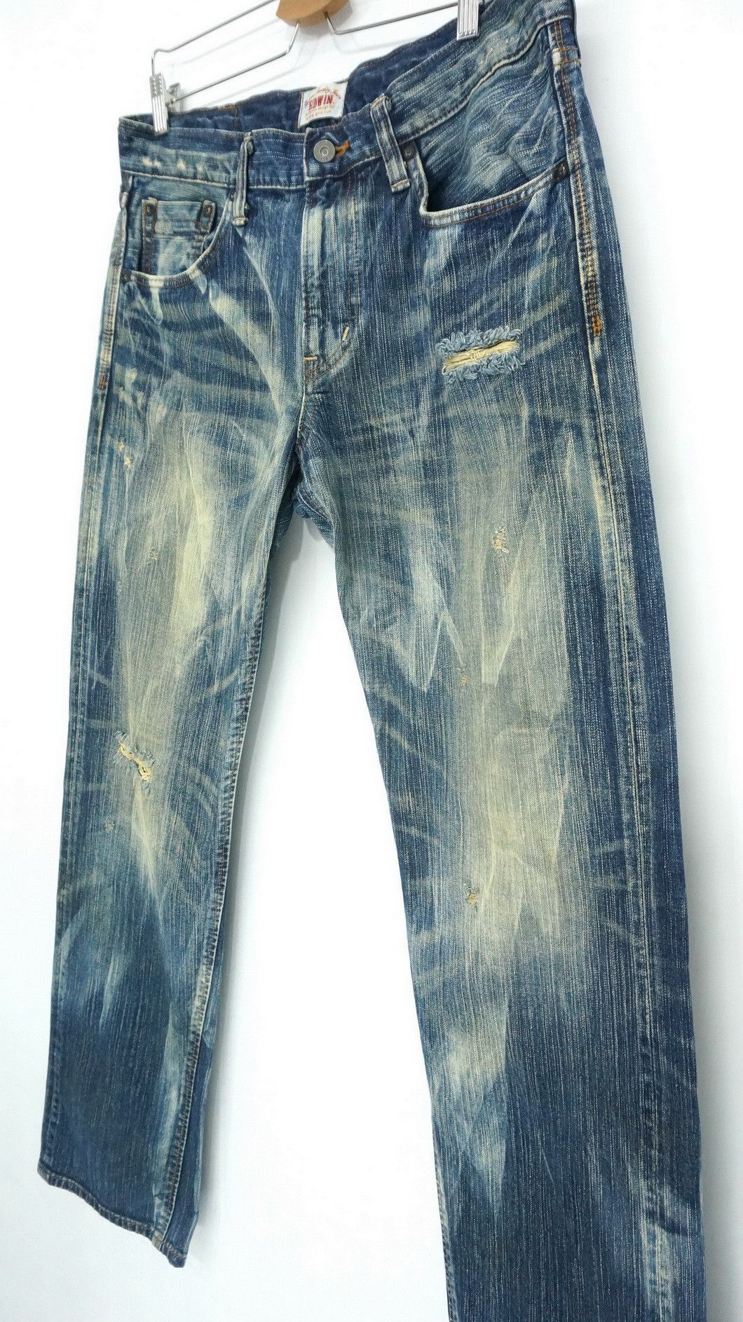 Steals! EDWIN Exclusive Vintage Distressed Jeans - 1