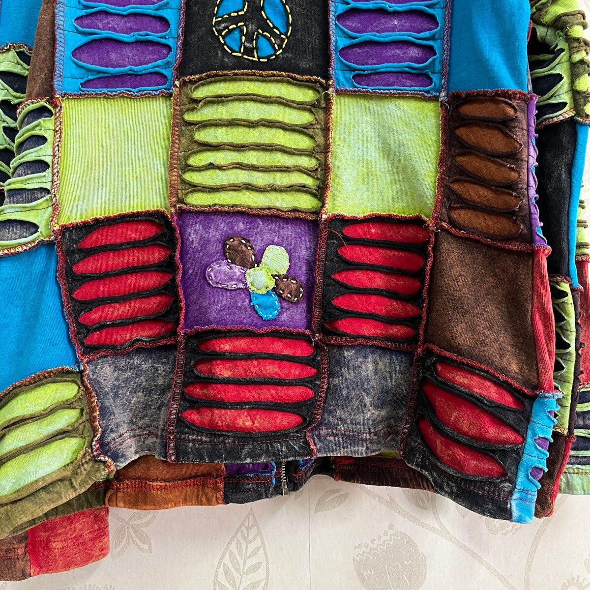 Rare - Multicolour Sherpa Nepal Kapital Patches Sweater Hoodie - 13