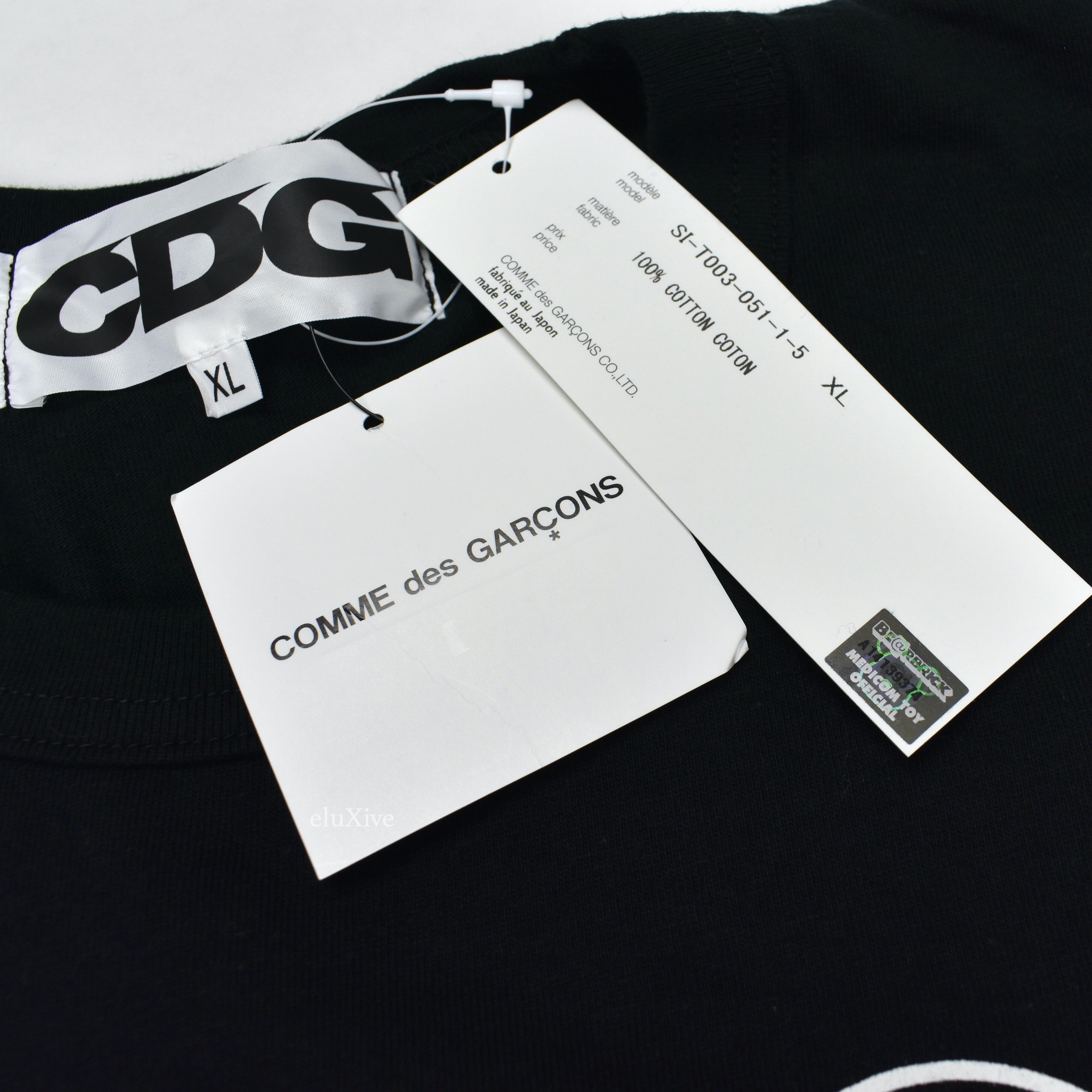 Comme des Garcons Medicom CDG Bearbrick Logo L/S T Shirt DS - 3