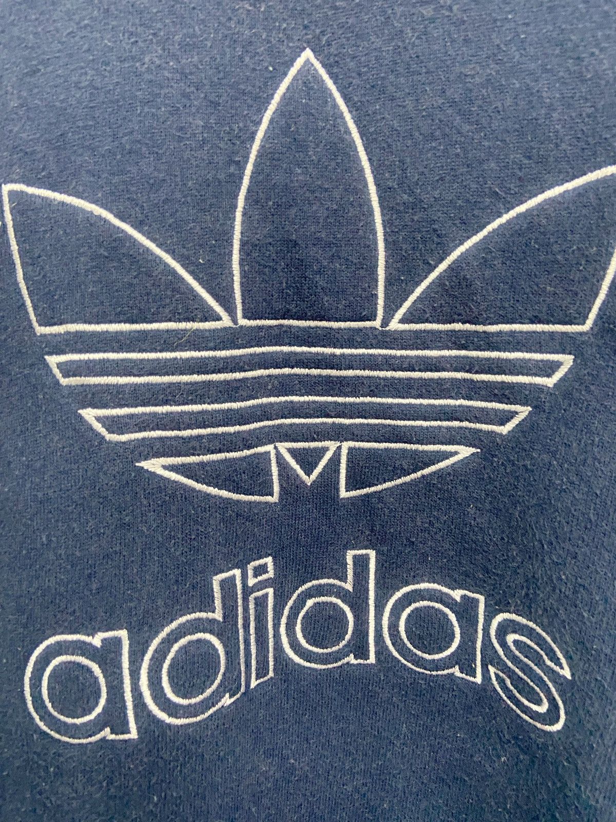 Vintage 90s Adidas Trefoil Big Logo Sweatshirt - 3