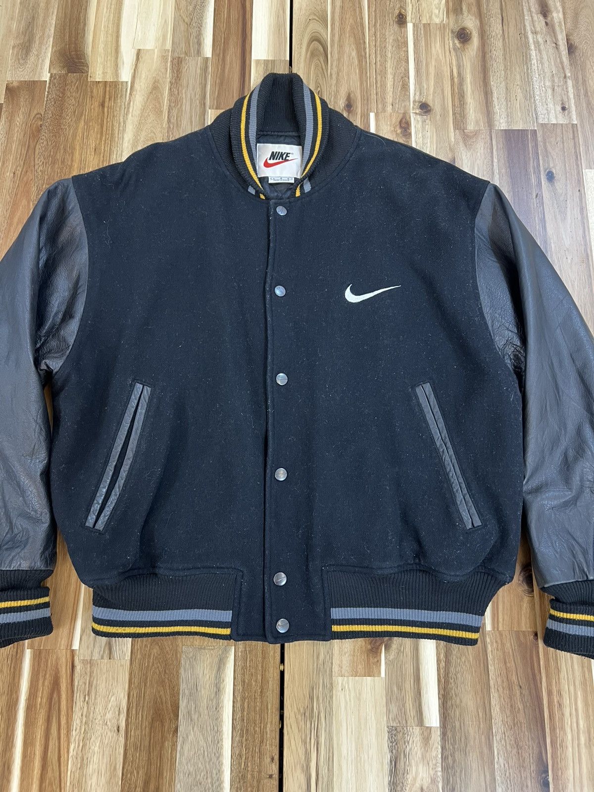 Nike Swoosh Big Logo Varsity Jacket - 3