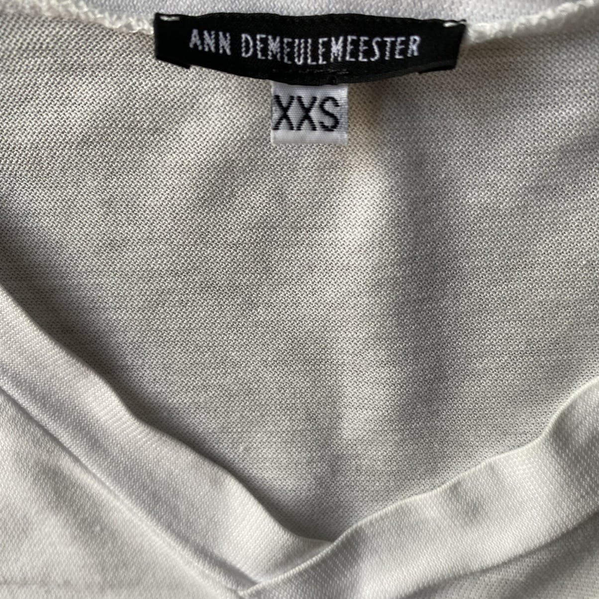 Ann Demeulemeester V Neck Oversize T Shirt - 4