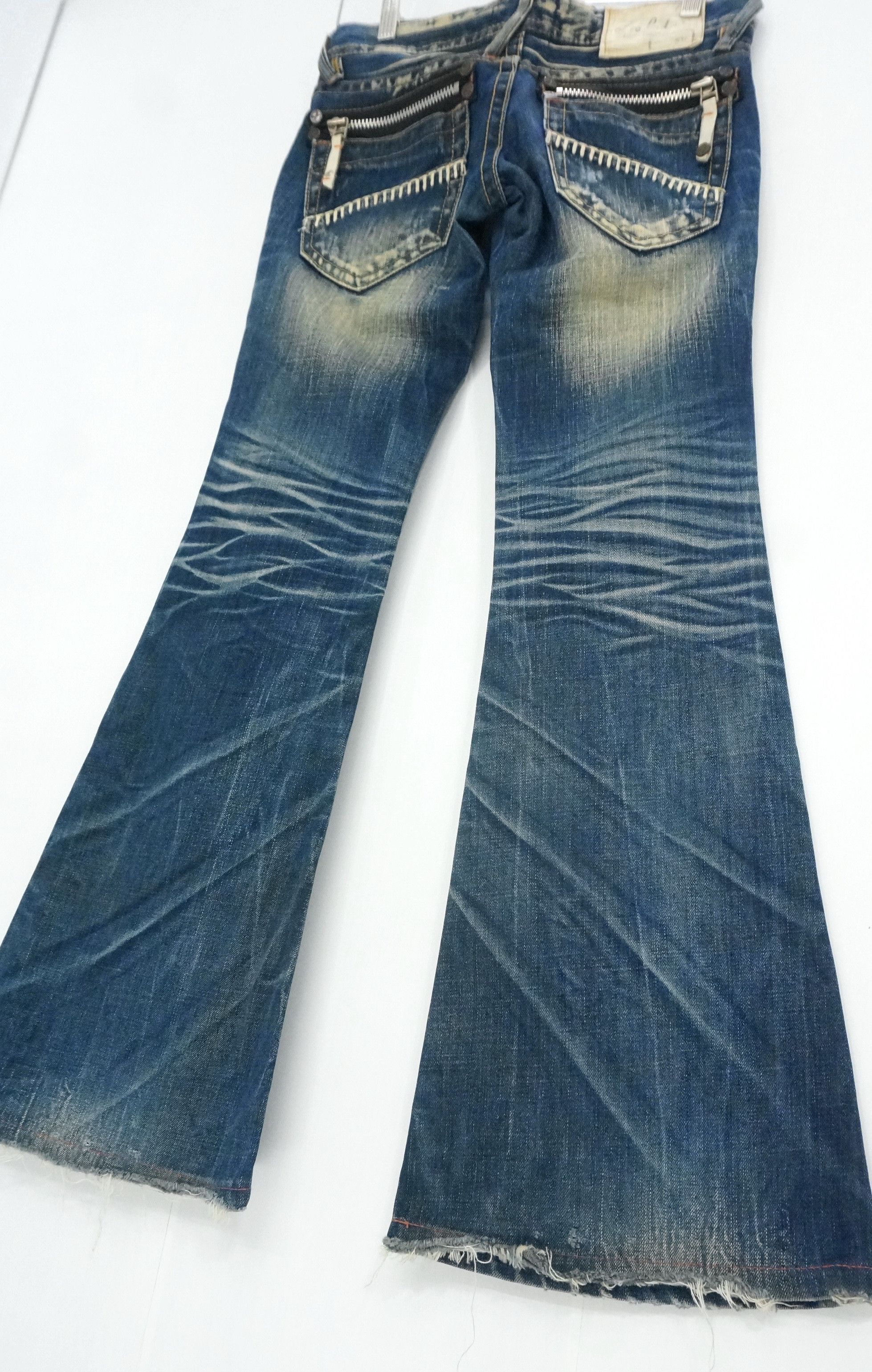 🔥 Holy Flare LOLITA Vintage Sashiko Lowrise Jeans - 3