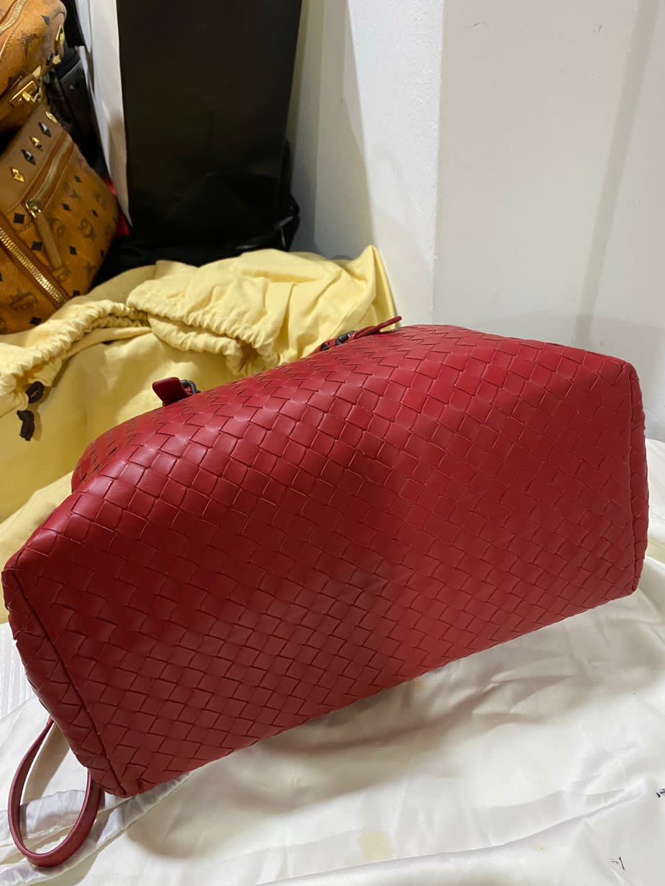 Authentic BOTTEGA VENETA women Handbag Borsa Pchv Leggera - 4