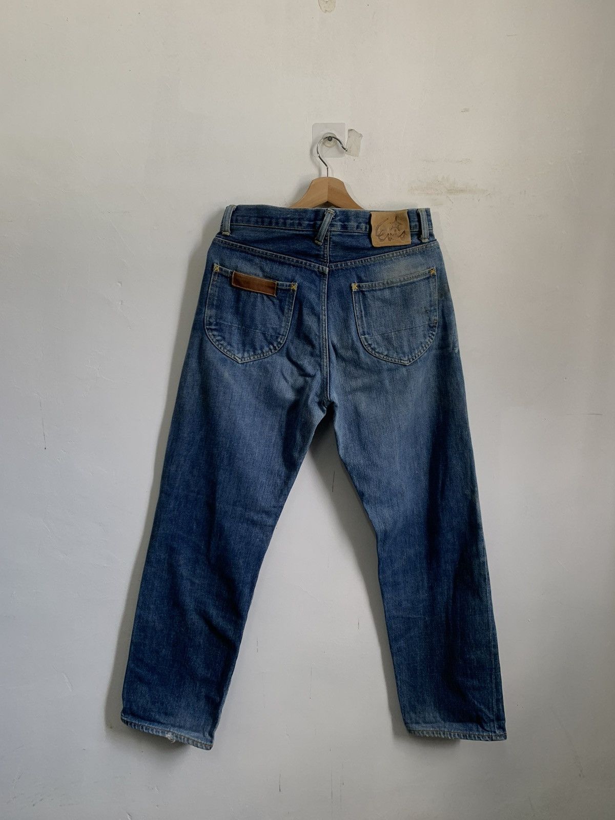 Vintage - Cowboy Distressed Denim Jeans - 2