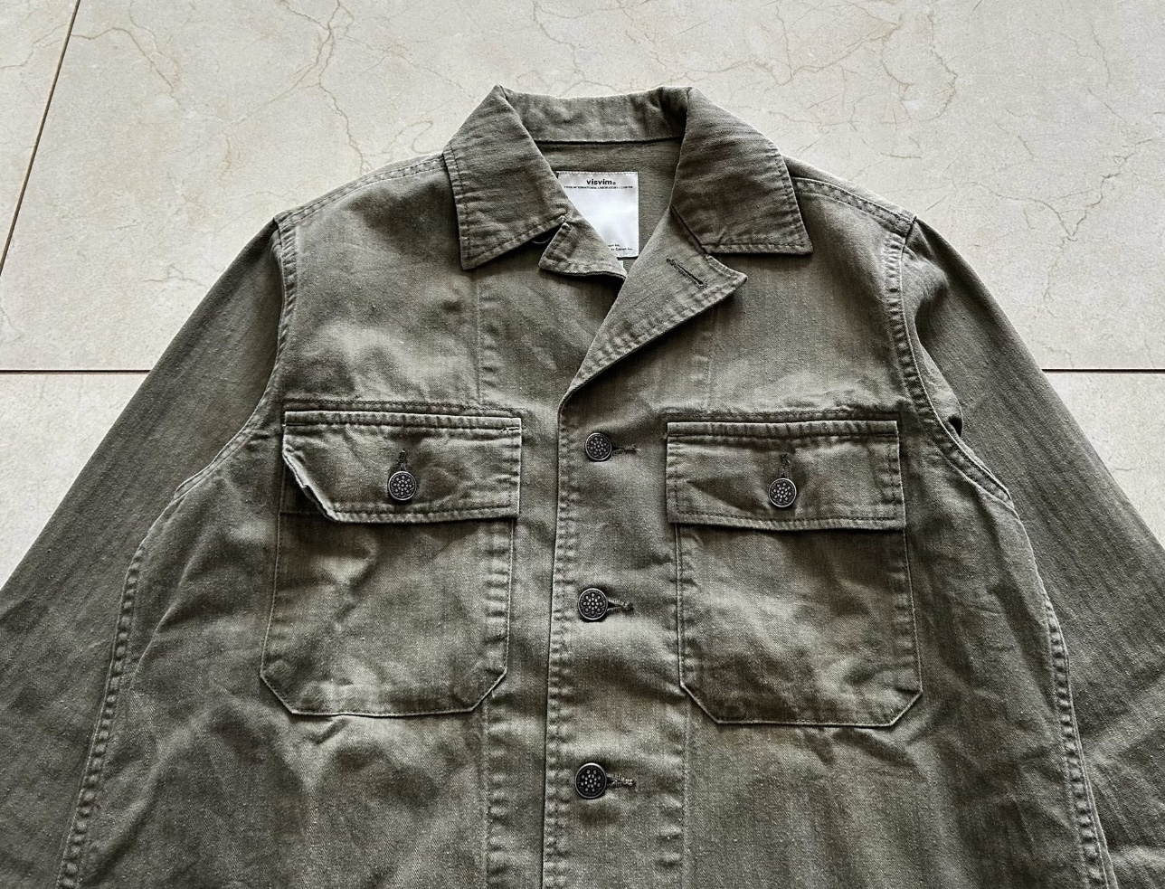 VISVIM WILLARD SHIRT JKT WD HERRINGBONE