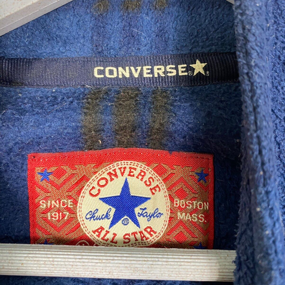 Vintage 90s Converse Small Logo Halfzip Fleece - 10