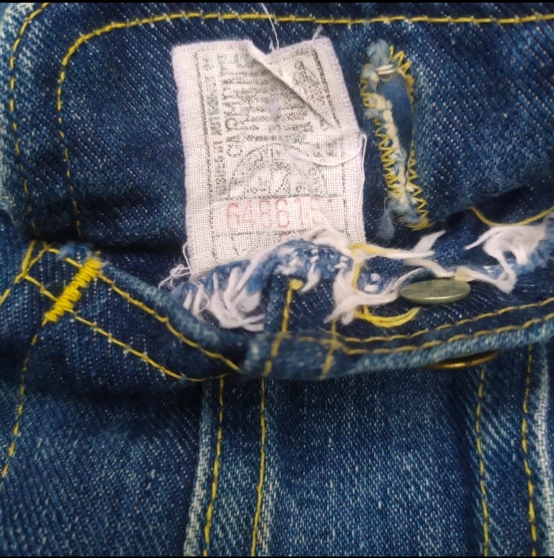 Vintage Lee 101-J union Size 36 Sanforized Denim Jacket  made in USA - 9