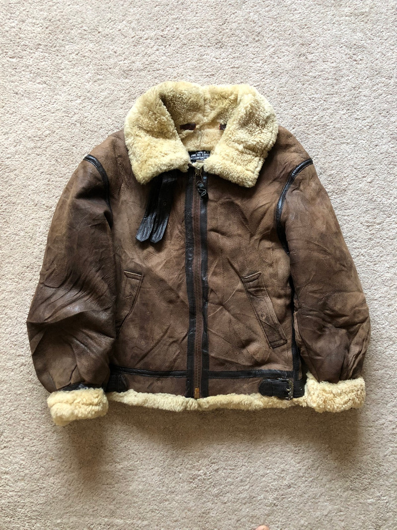 Schott 1986 Avirex Type B-3 Sheepskin Flight Jacket | jrlhzq