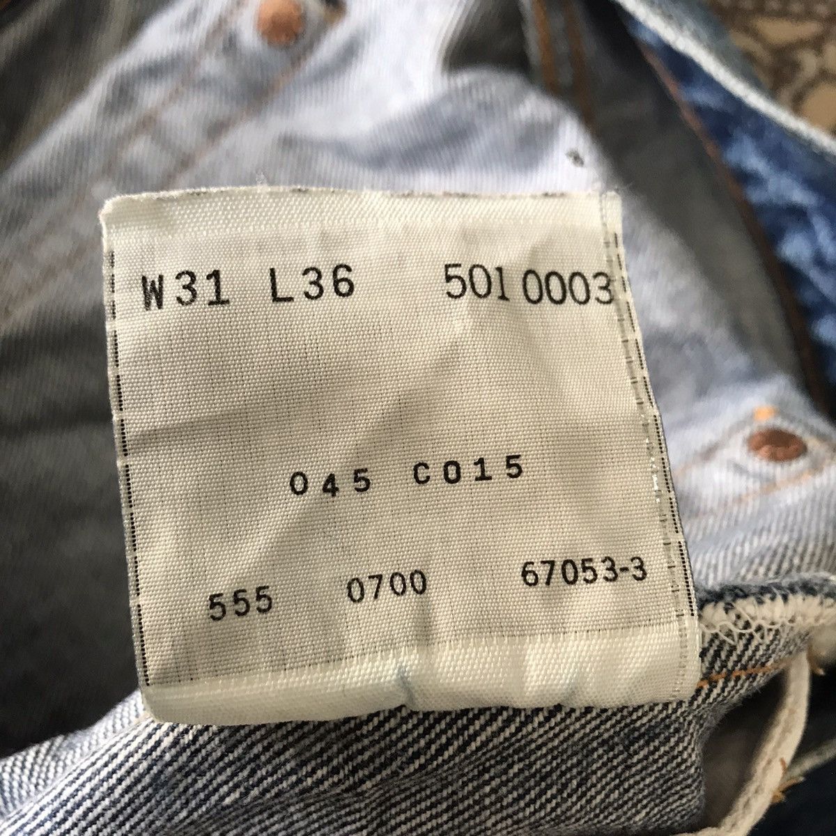 Vintage Levis 501xx Big E Selvedge Jeans Made USA - 19