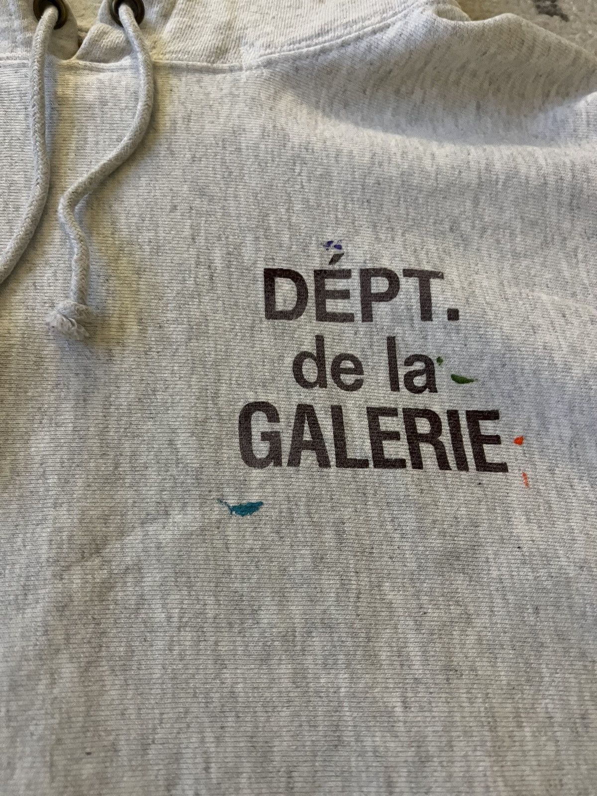 Paint splatter French logo hoodie - 5