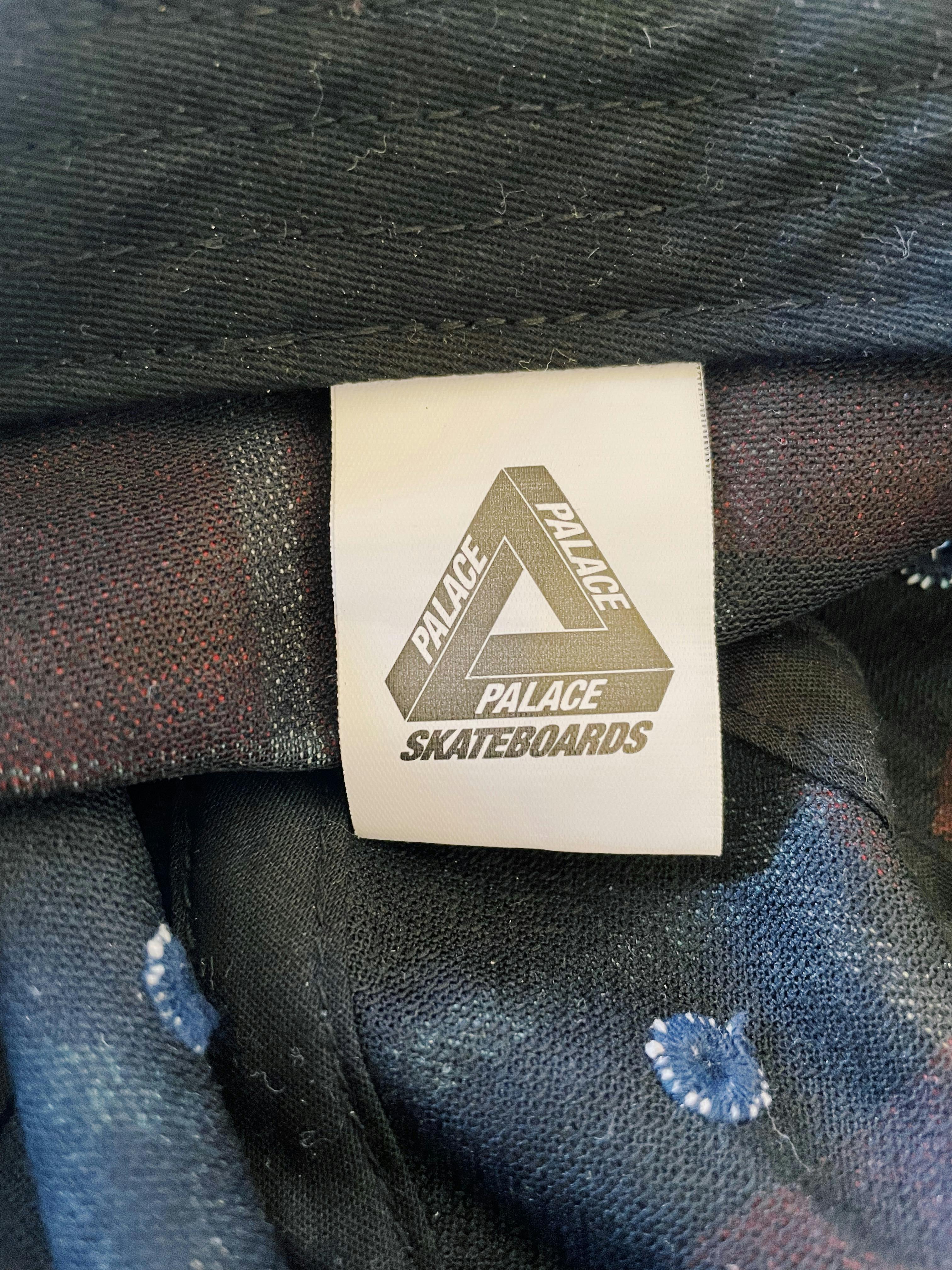 Palace P 6-Panel Flannel Cap Red / Blue - 5