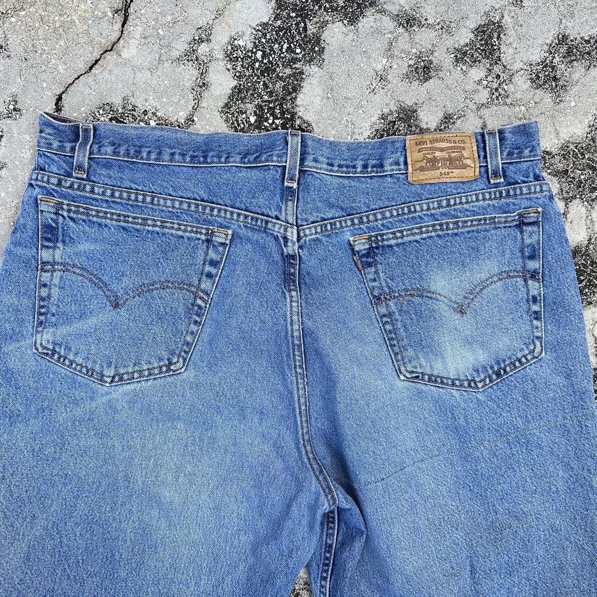 Vintage Y2K Levis 545 Loose Fit Denim Jeans 44x30 - 4