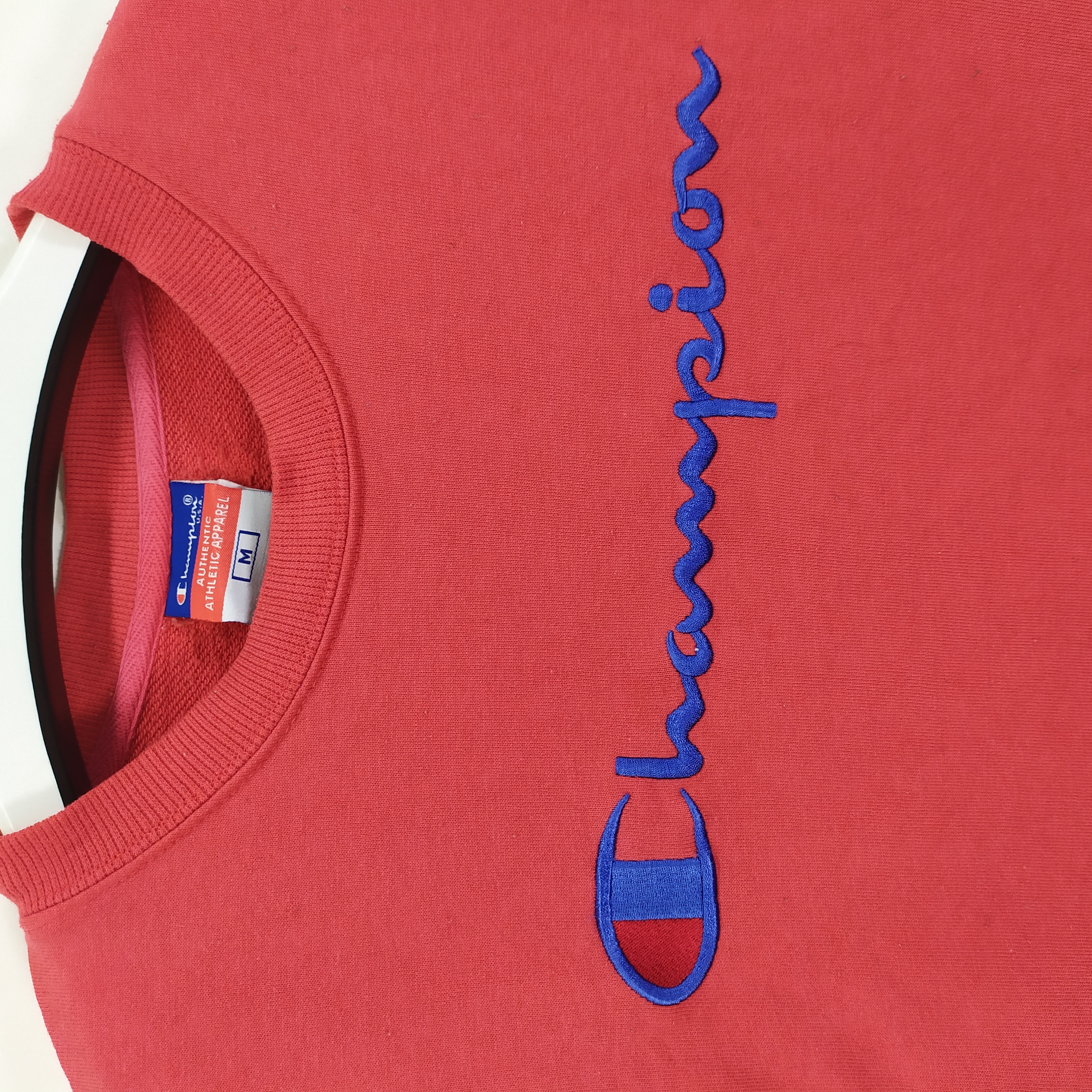 Champion Embroidery Big Logo Red Sweatshirts #229-7 - 2