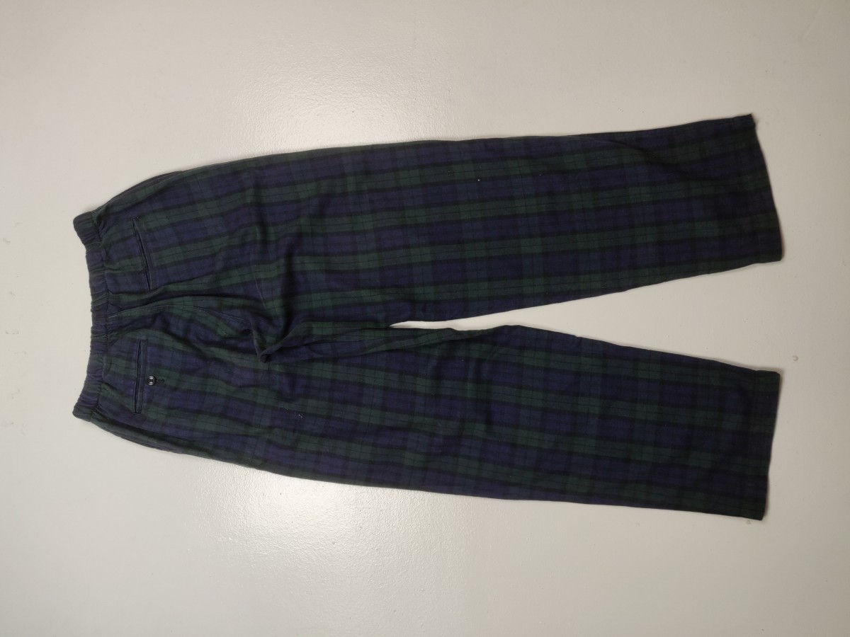Japanese Brand - Rat Hole Japan Checkered Trouser Pants Bottom Sleep Pant - 6
