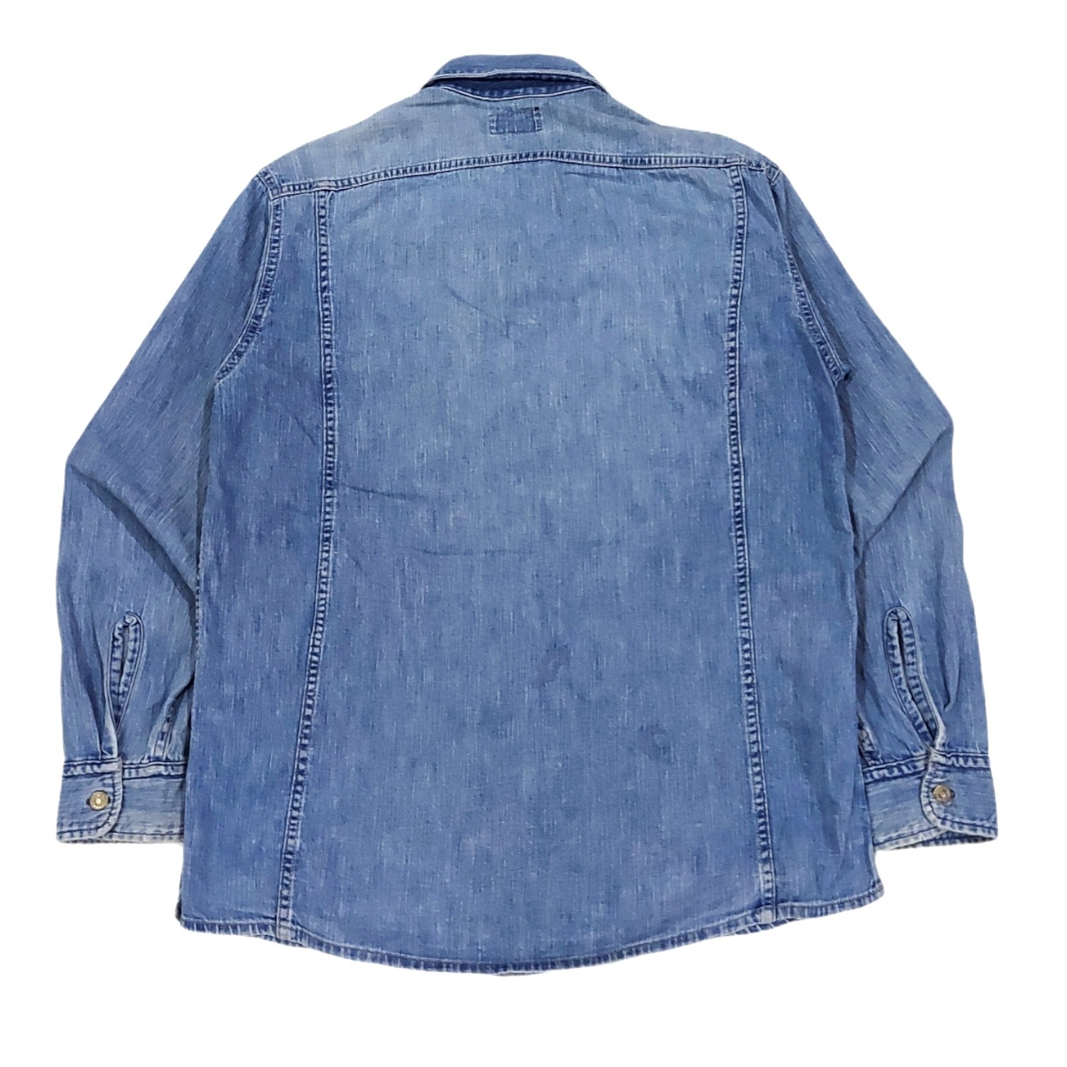 RARE! H.R.MARKET x BLUE BLUE JAPAN DENIM TRUCKER SHIRT - 2