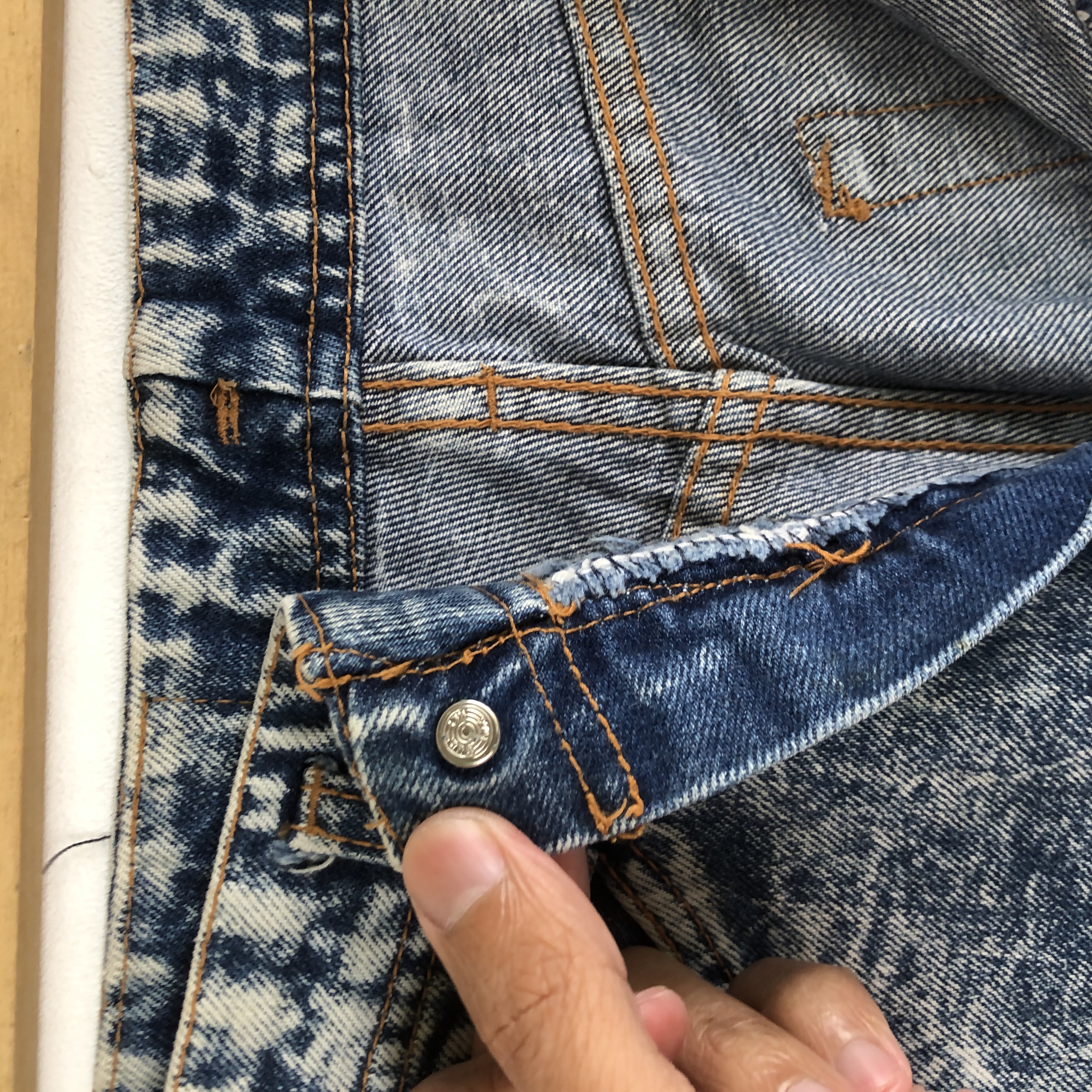 Vintage - Vintage Japanese Jeans Acid Wash Denim Pants - BS40276. - 9